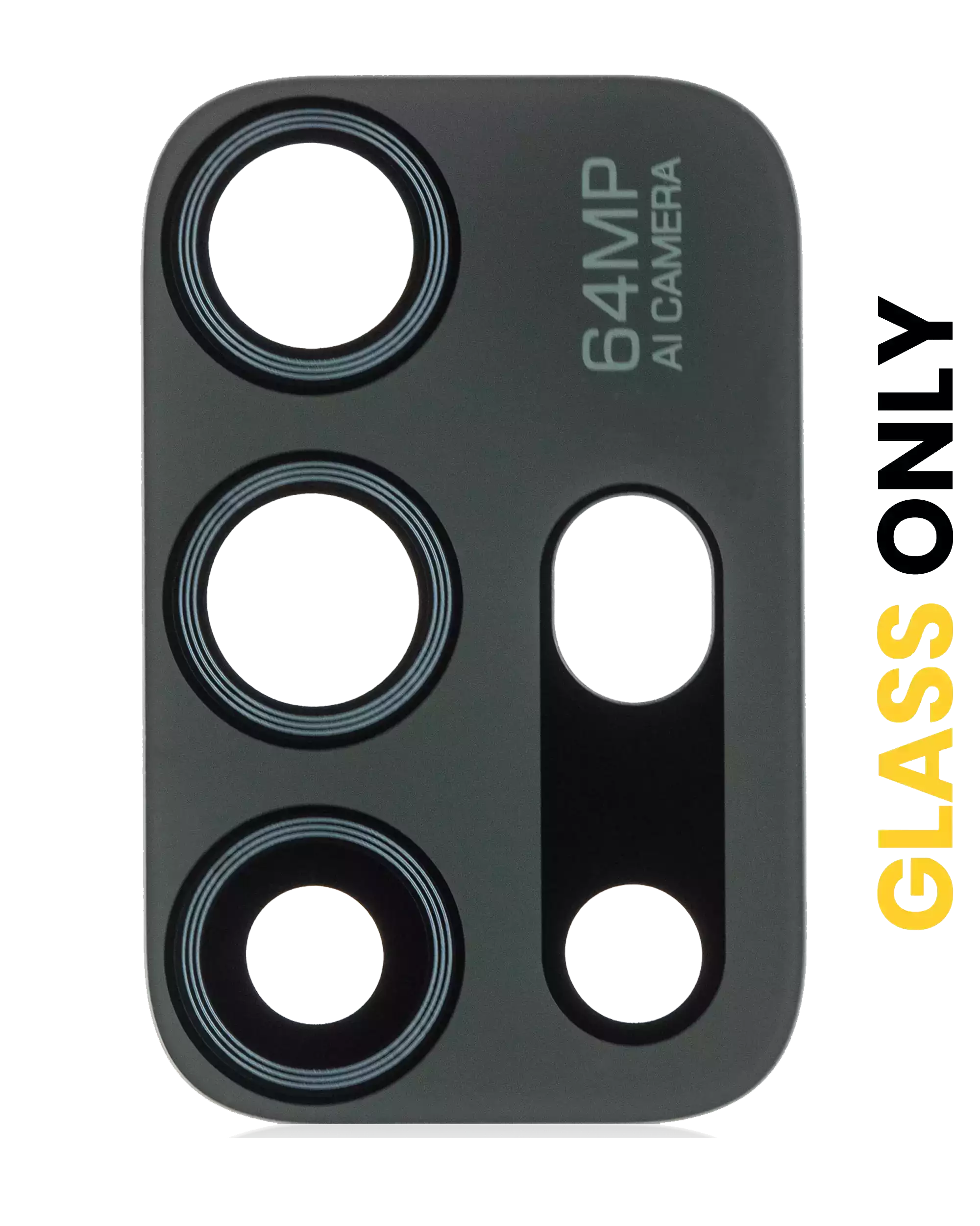 Back Camera Lens (Glass Only) With Adhesive For Motorola Moto G30 (XT2129 / 2021) (Phantom Black)