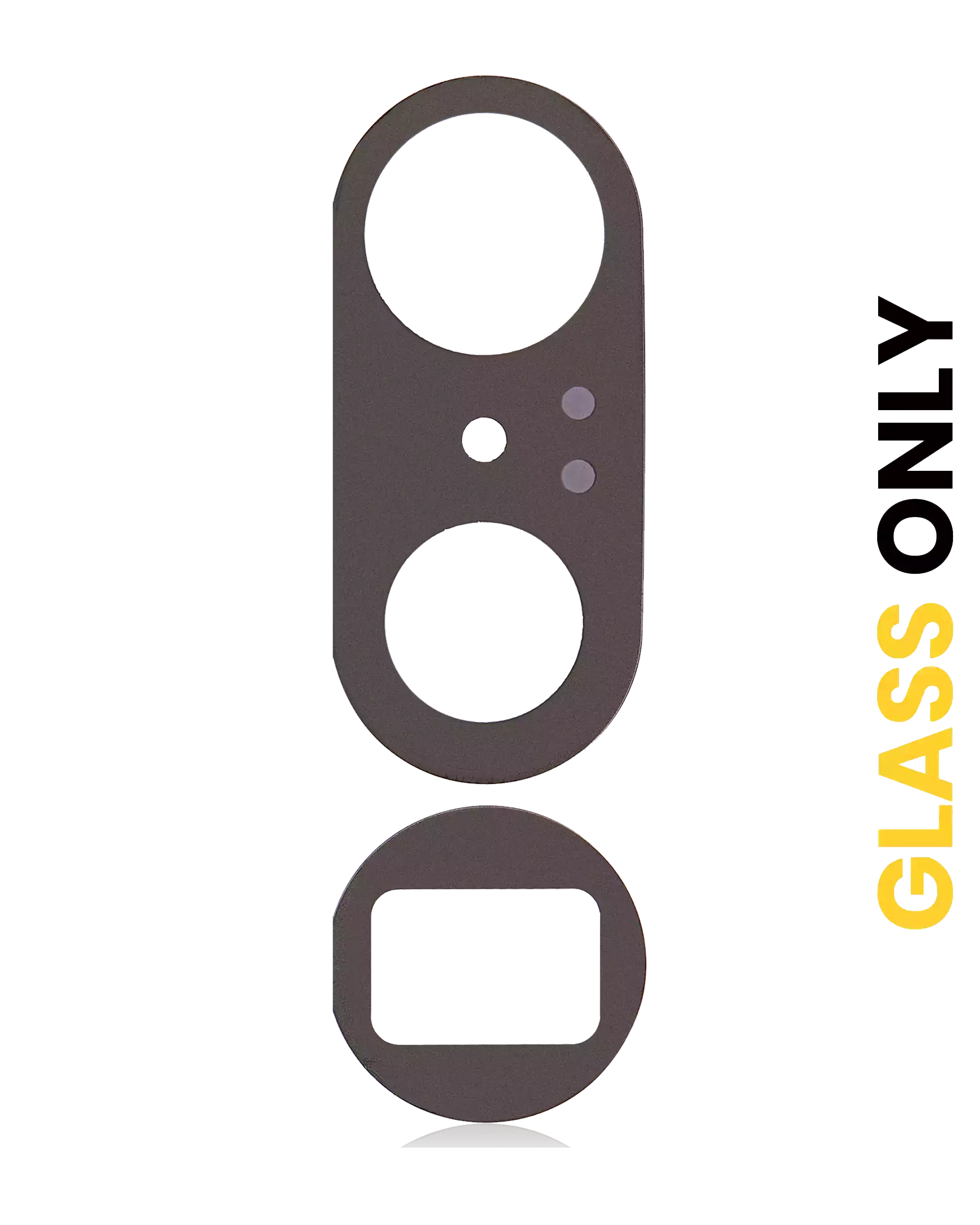 Back Camera Lens (Glass Only) With Adhesive For Google Pixel 7 Pro (2 Piece Set)