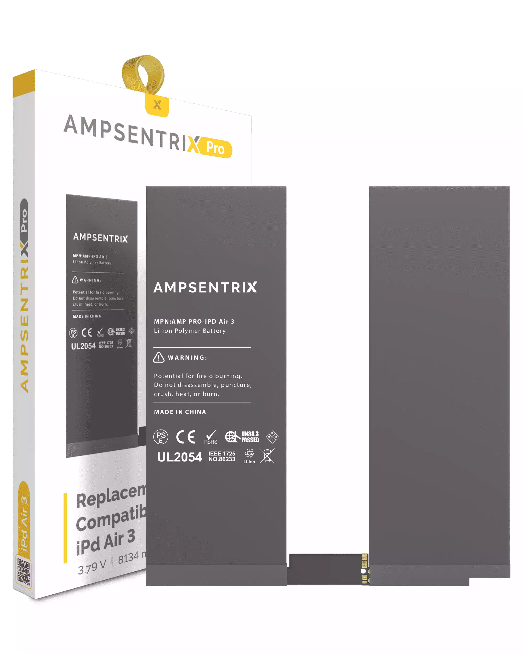 Replacement Battery For iPad Air 3 (AmpSentrix Pro)