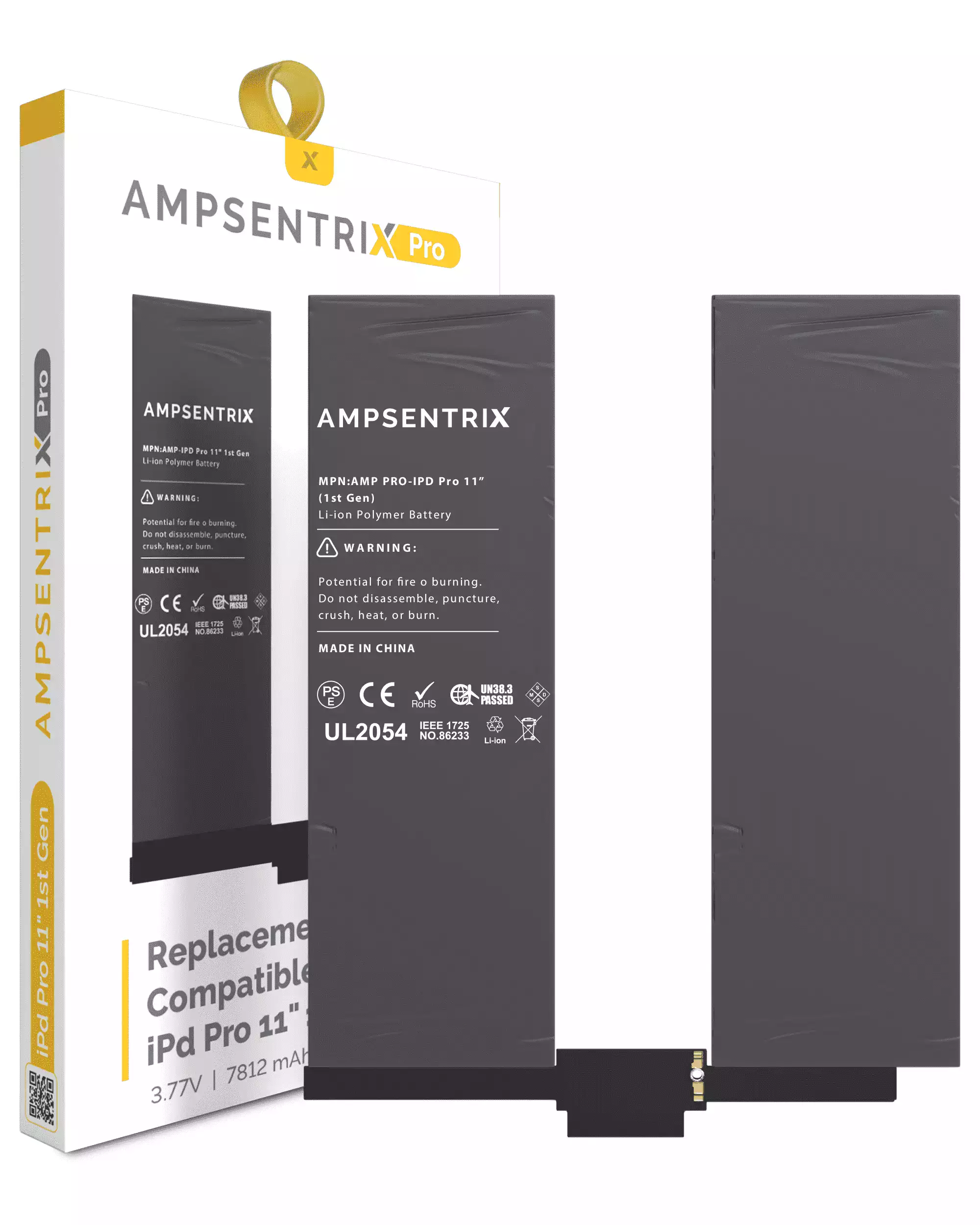 Replacement Battery For iPad Pro 11" 1st Gen (2018) (AmpSentrix Pro)