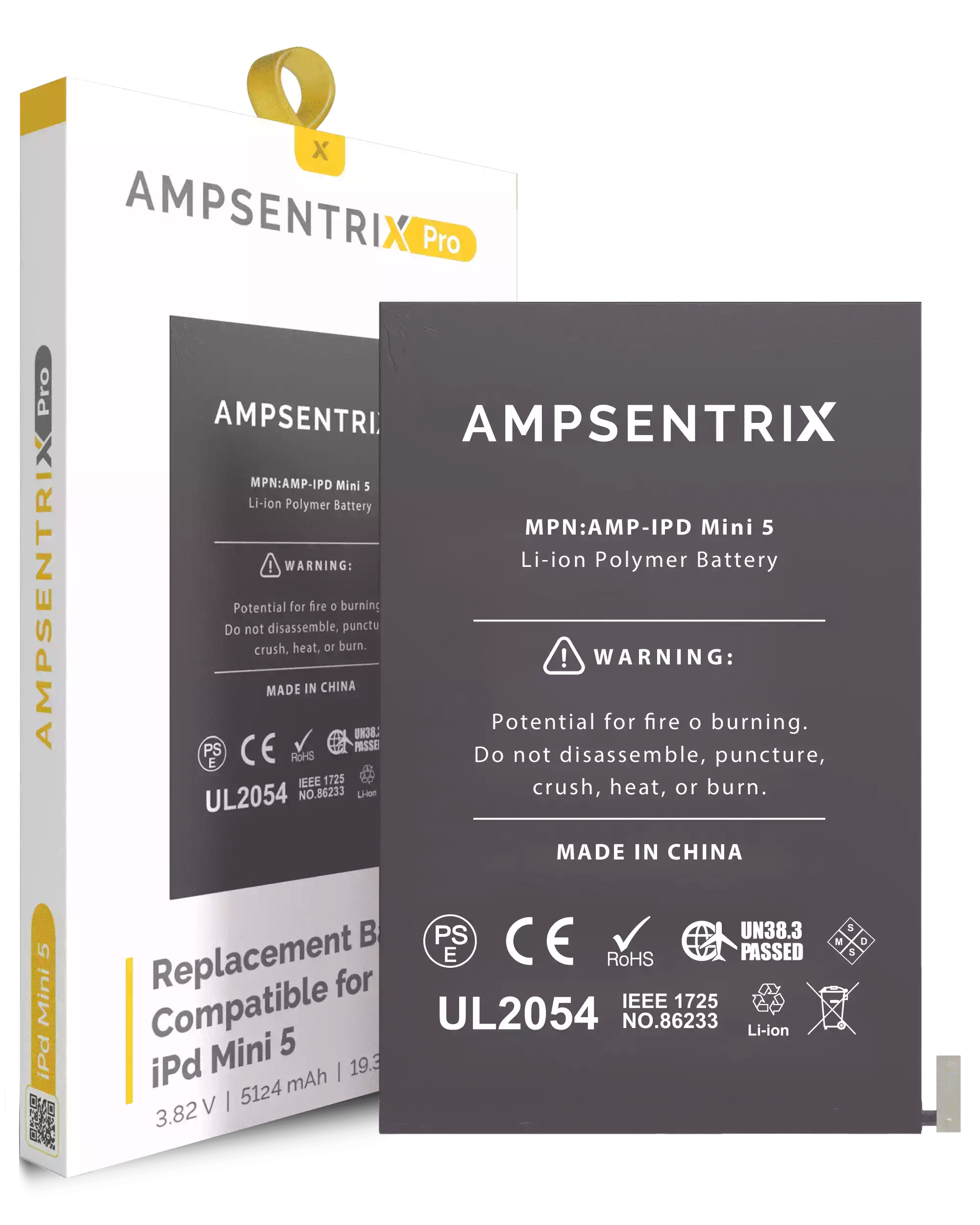 Replacement Battery For iPad Mini 5 (AmpSentrix Pro)