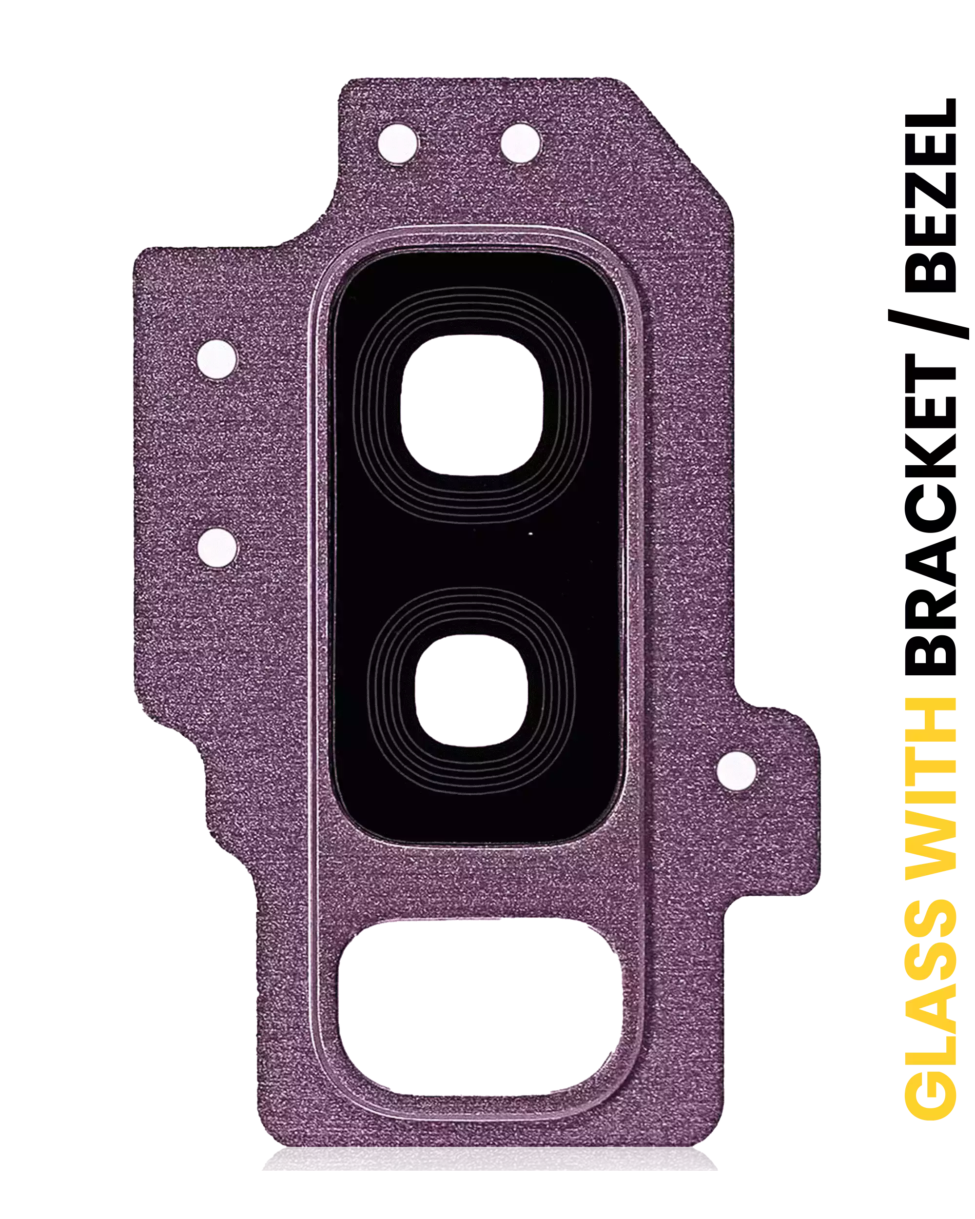 Back Camera Lens With Bracket / Bezel For Samsung Galaxy S9 Plus (Purple)