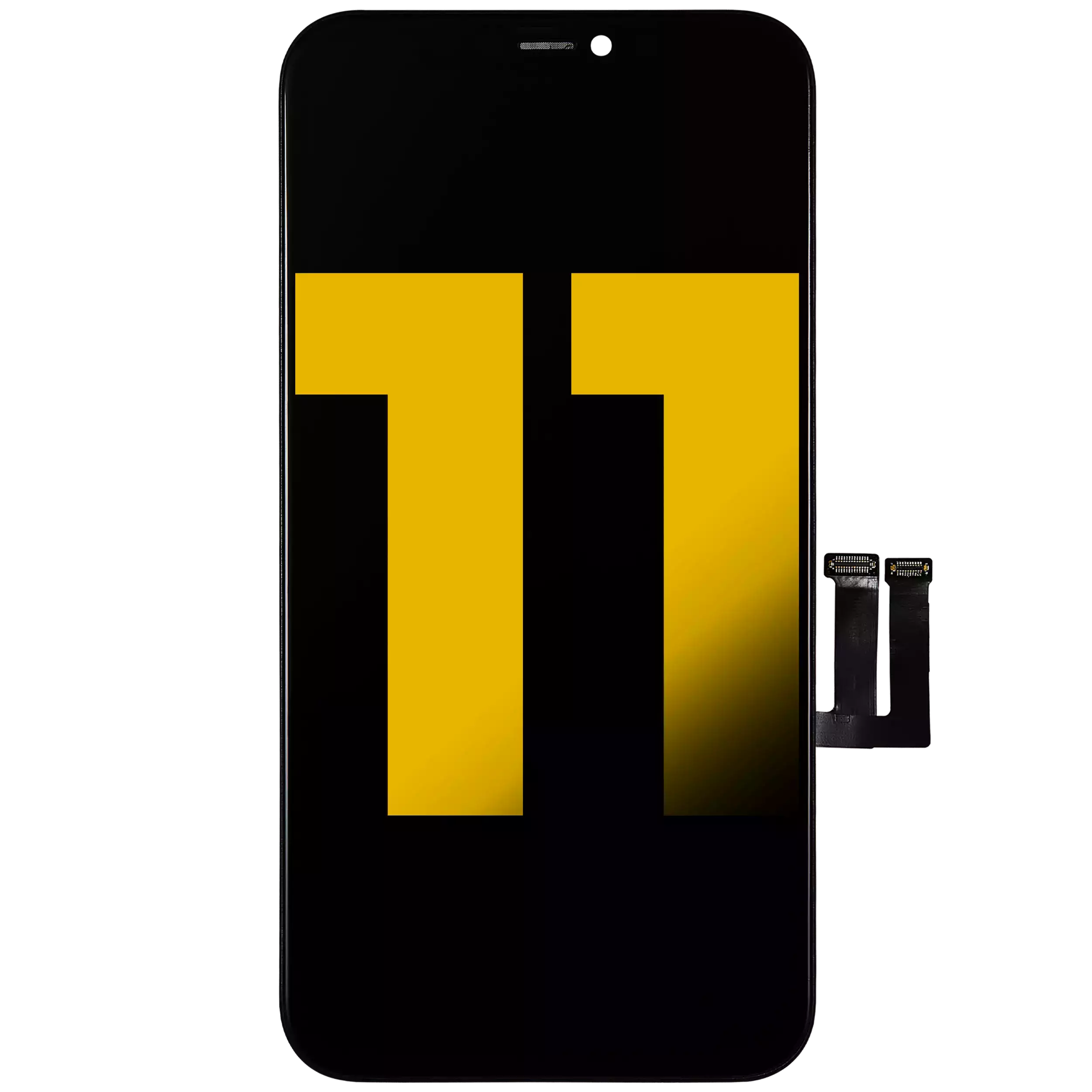 LCD Assembly With Steel Plate Pre-Installed For iPhone 11 (Refurbished)
