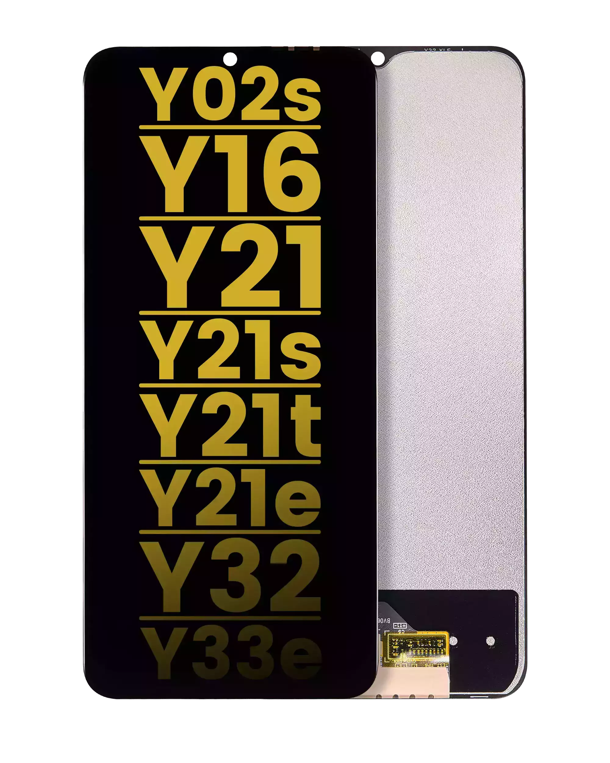 LCD Assembly Without Frame For Vivo Y02s / Y16 / Y21 / Y21s / Y21t / Y21e  / Y32 / Y33e (Refurbished) (All Colors)