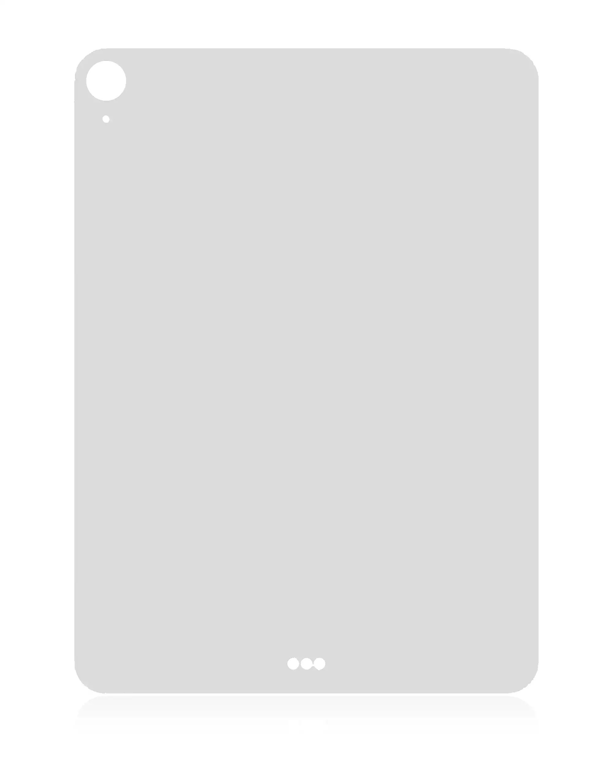 Bottom Skin For iPad 5 (2017) / iPad 6 (2018) (Cellular) (Silver)