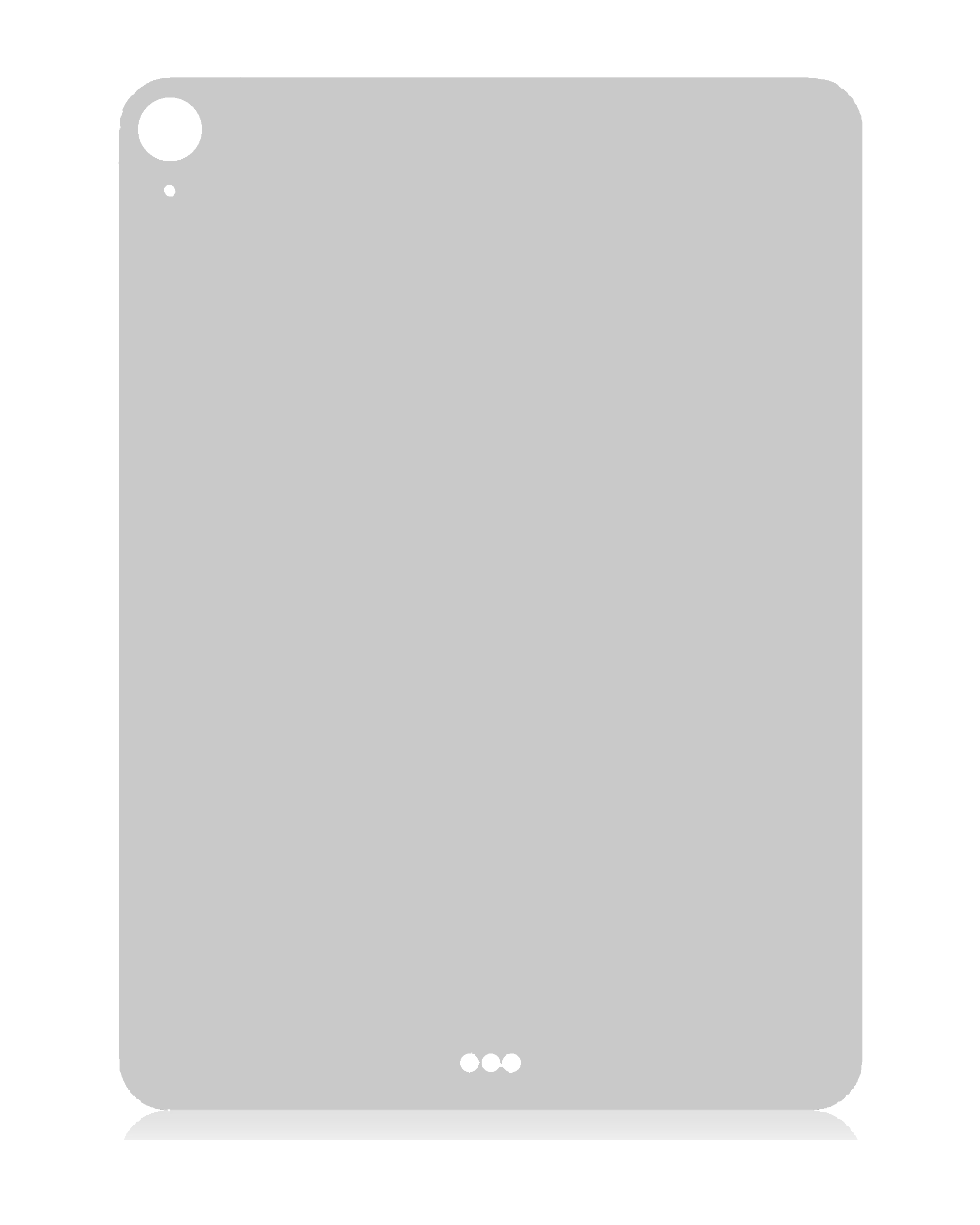 Bottom Skin For iPad 5 (2017) / iPad 6 (2018) (WiFi Only) (Silver)