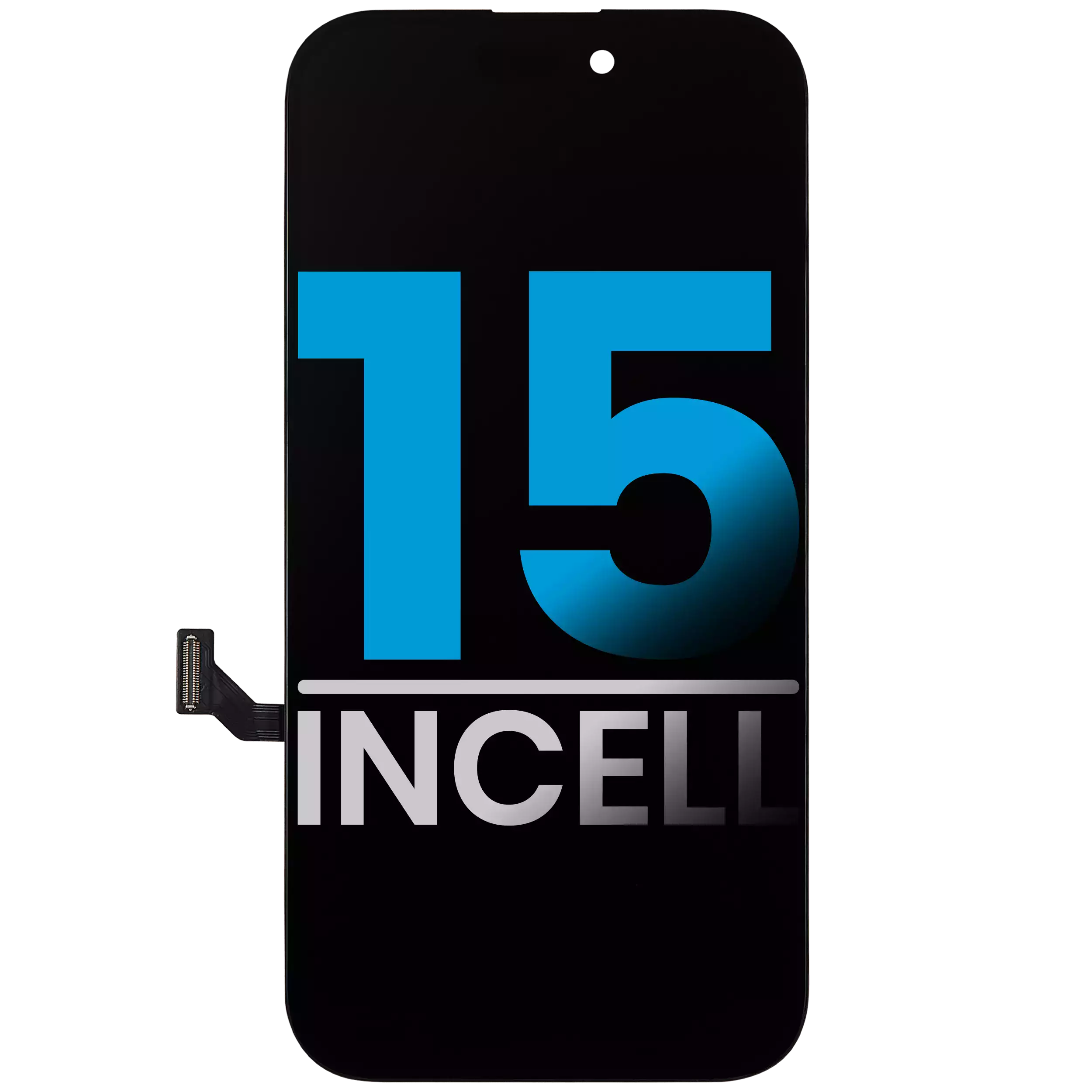 LCD Assembly For iPhone 15 (Aftermarket: AQ7 / Incell)