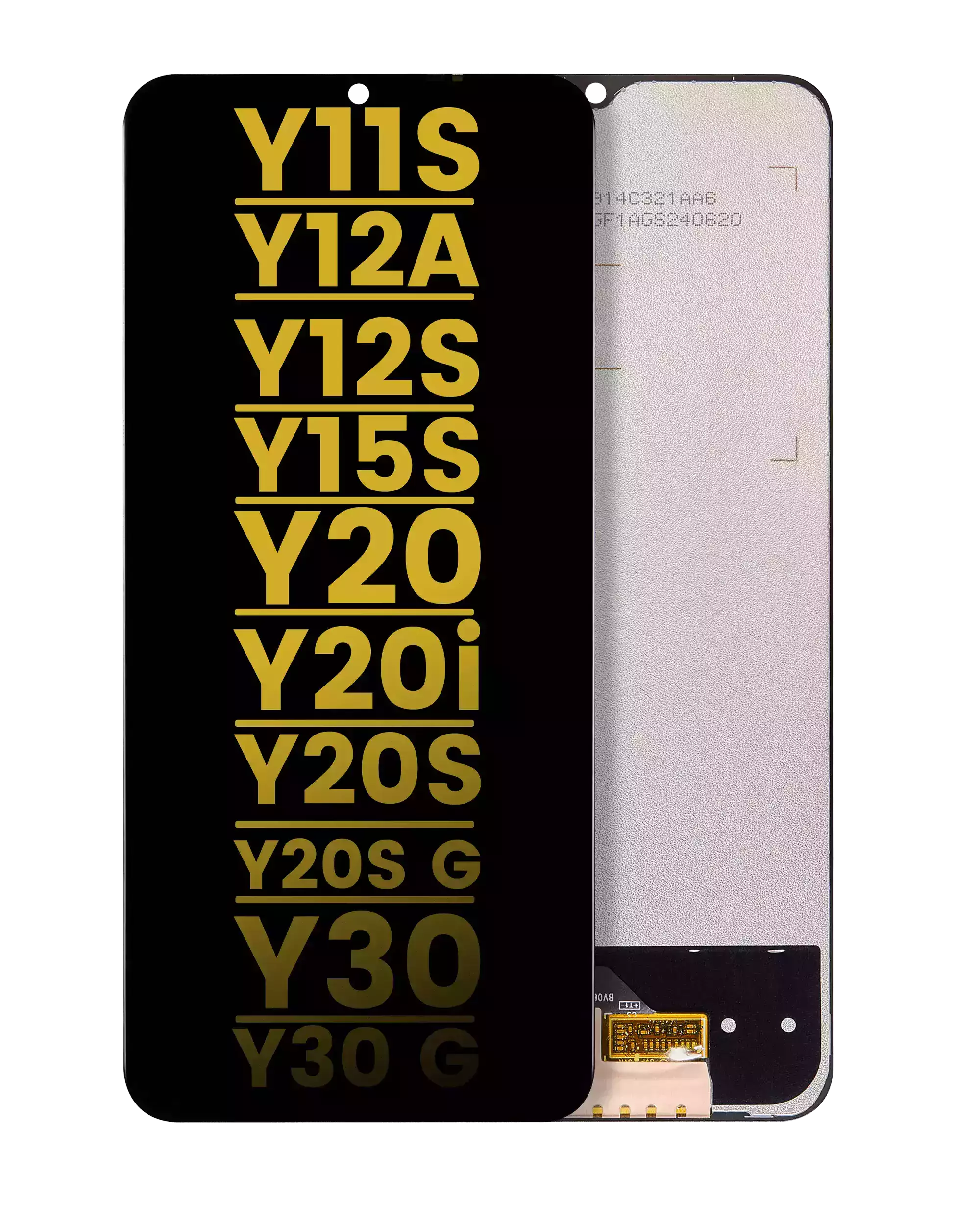 LCD Assembly Without Frame For Vivo Y11s / Y12a / Y12s / Y15s / Y20 / Y20i / Y20s / Y20s G  / Y30 / Y30g (Refurbished) (All Colors)