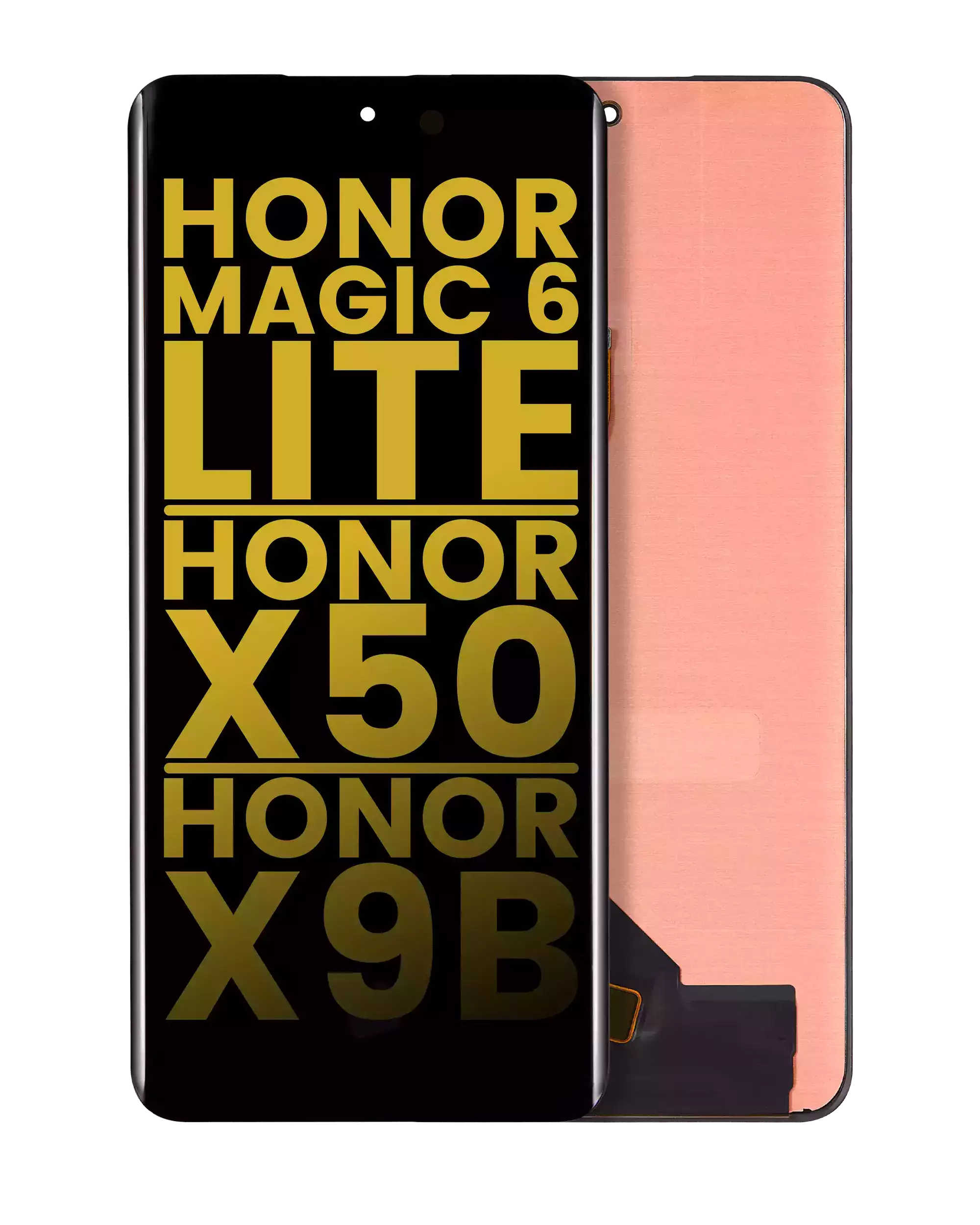 OLED Assembly Without Frame For Honor Magic6 Lite / X50 / X50 Pro / X50 GT / X9b (Refurbished) (All Colors)