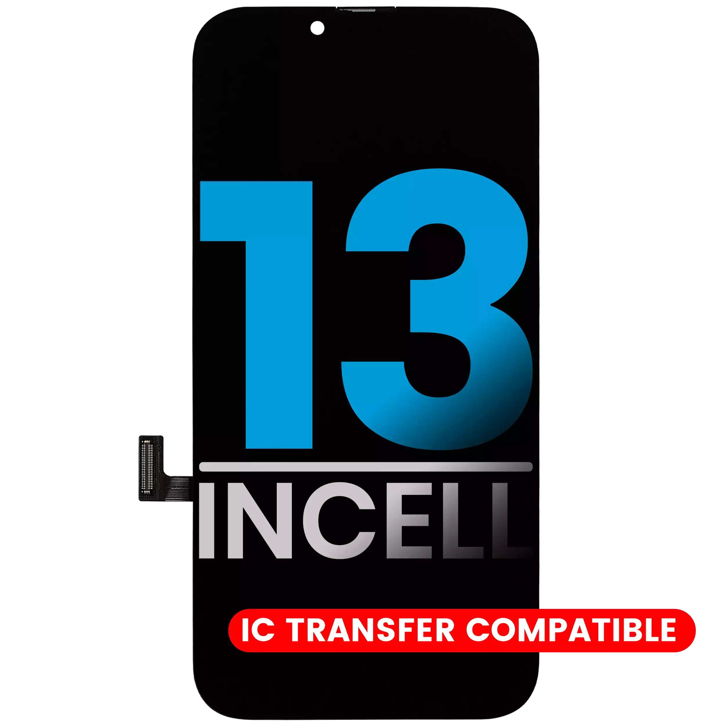 LCD Assembly For iPhone 13 (Aftermarket: AQ7 / Incell)