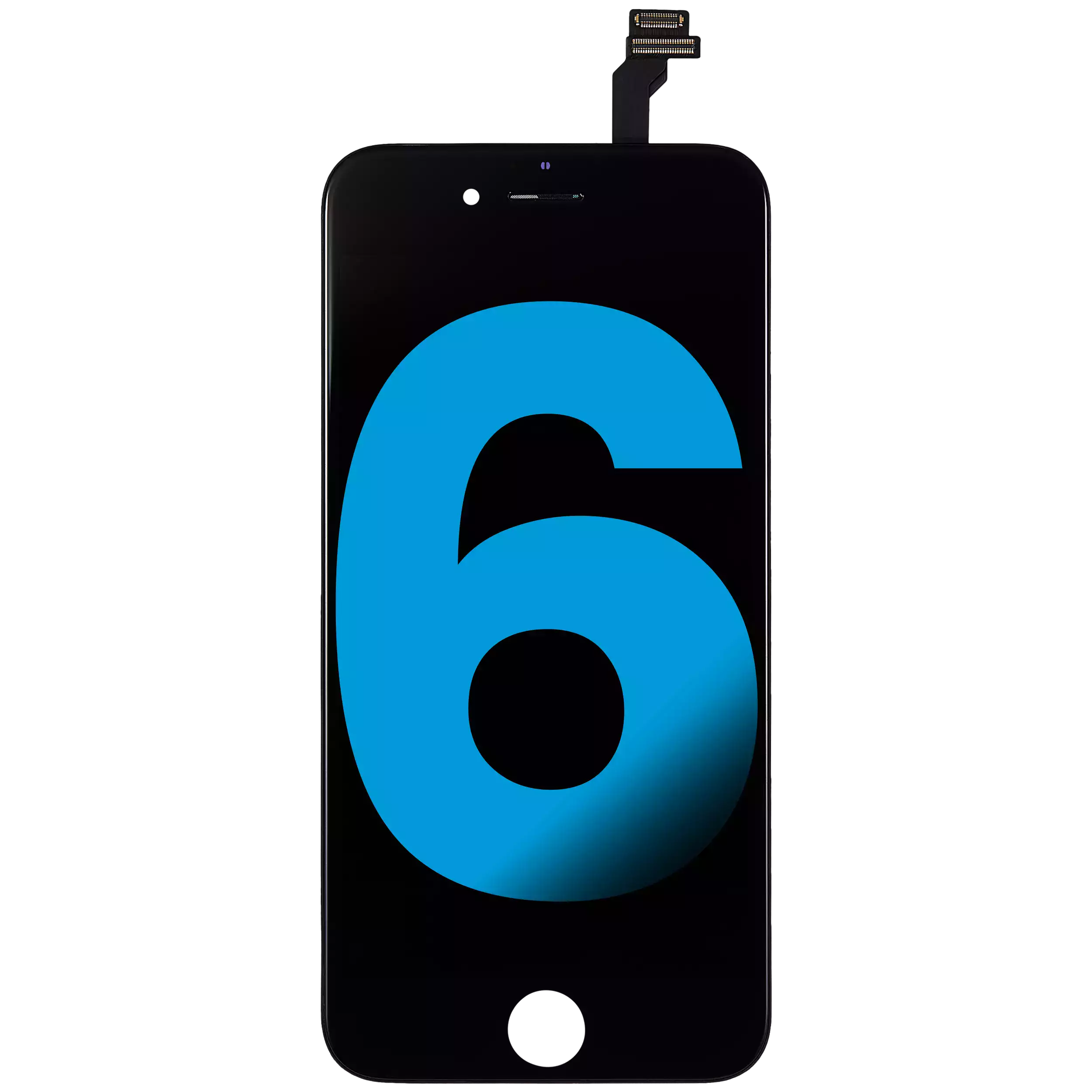 LCD Assembly For iPhone 6 (Aftermarket: AQ7) (Black)