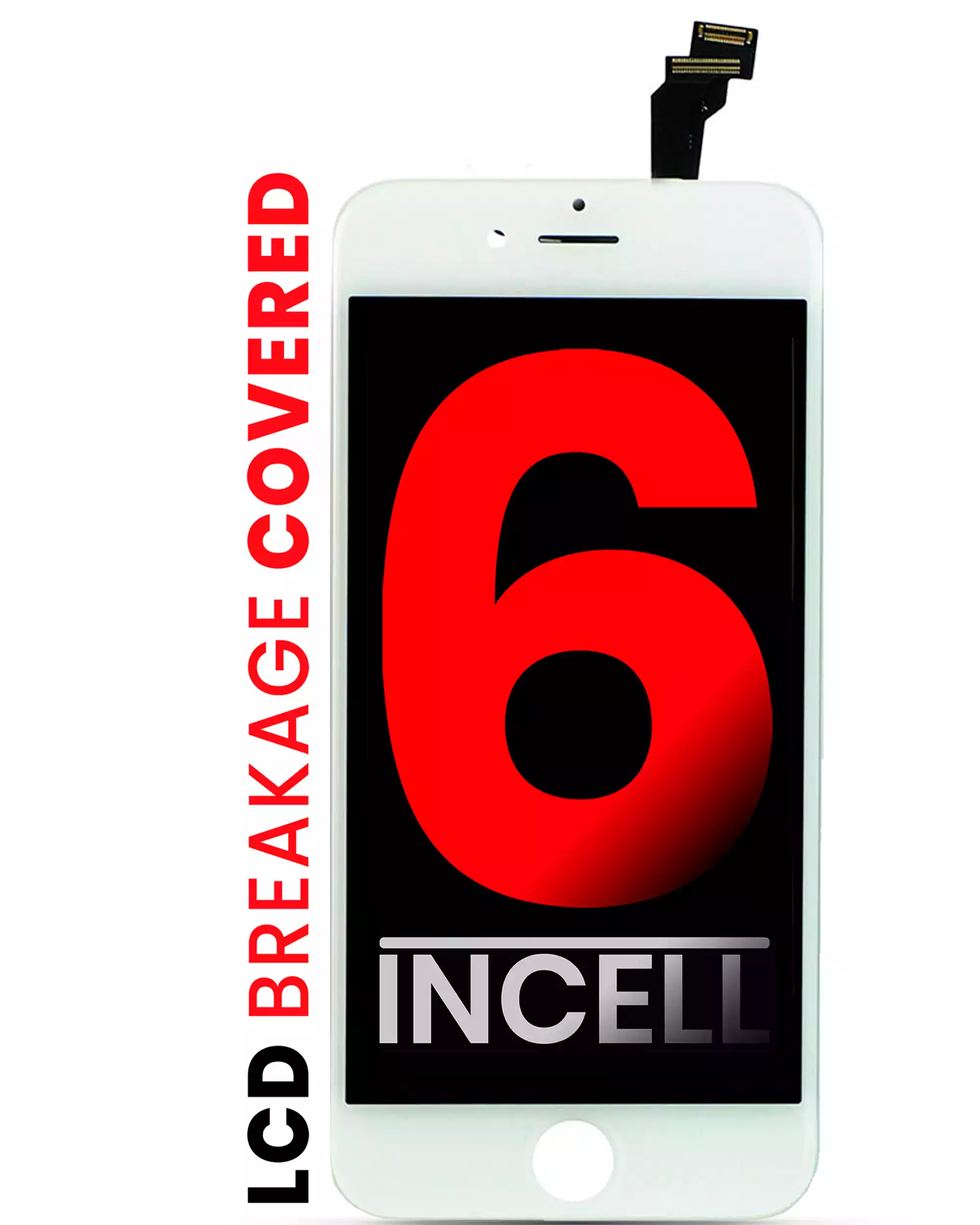 LCD Assembly For iPhone 6 (Aftermarket Pro: XO7 Incell) (White)