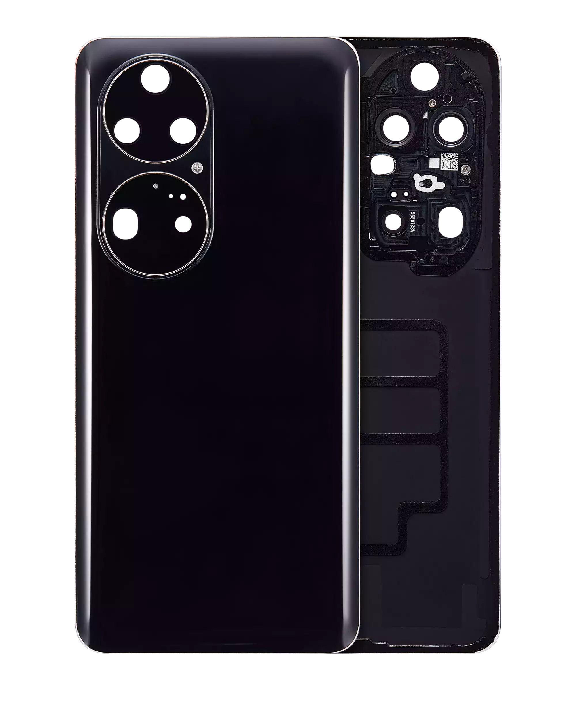 Back cover Glass With Camera Lens For Huawei P50 Pro (Golden Black)