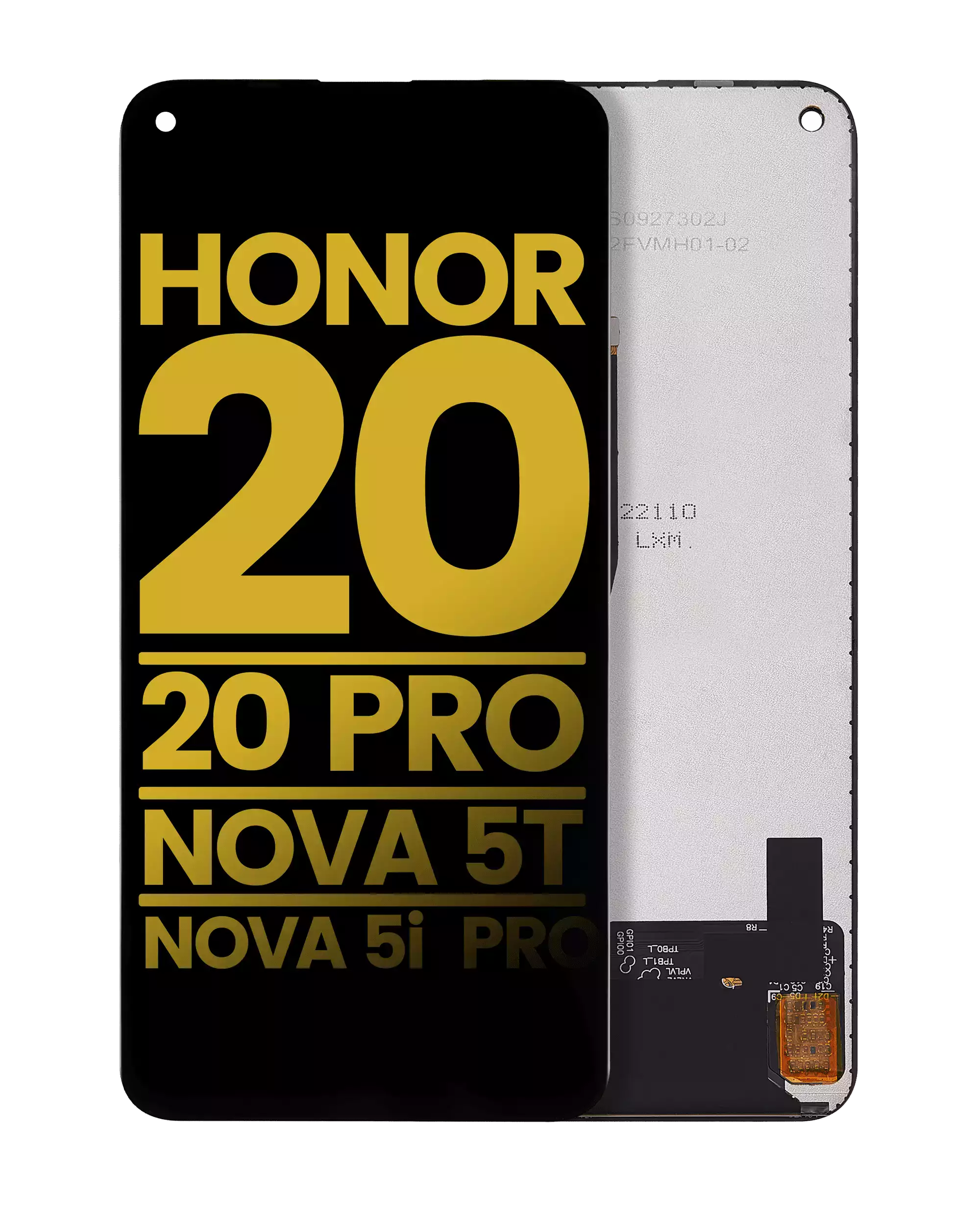 LCD Assembly Without Frame For Huawei Honor 20 / 20 Pro / Nova 5T / Nova 5i Pro (Refurbished) (Midnight Black)