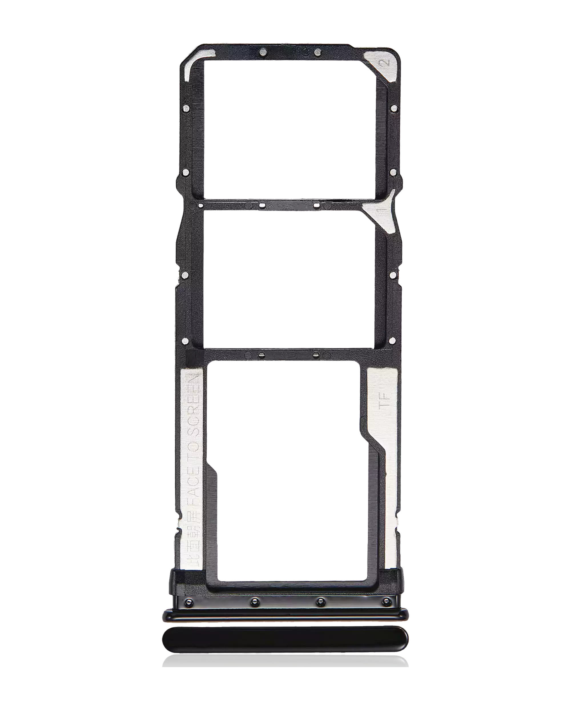 Dual Sim Card Tray For Xiaomi Redmi Note 8T / Note 8 (Space Black)
