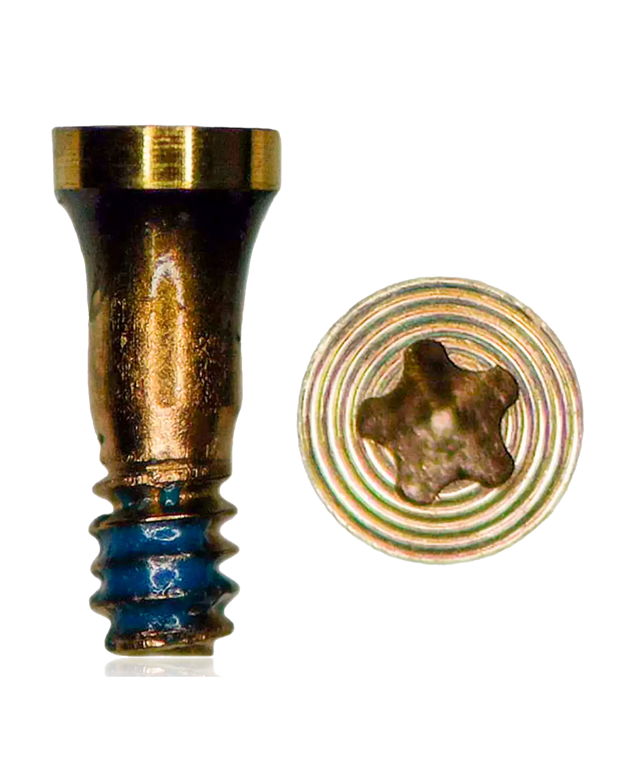 Bottom Screws For iPhone 7 / 7 Plus (Gold) (100 Pack)
