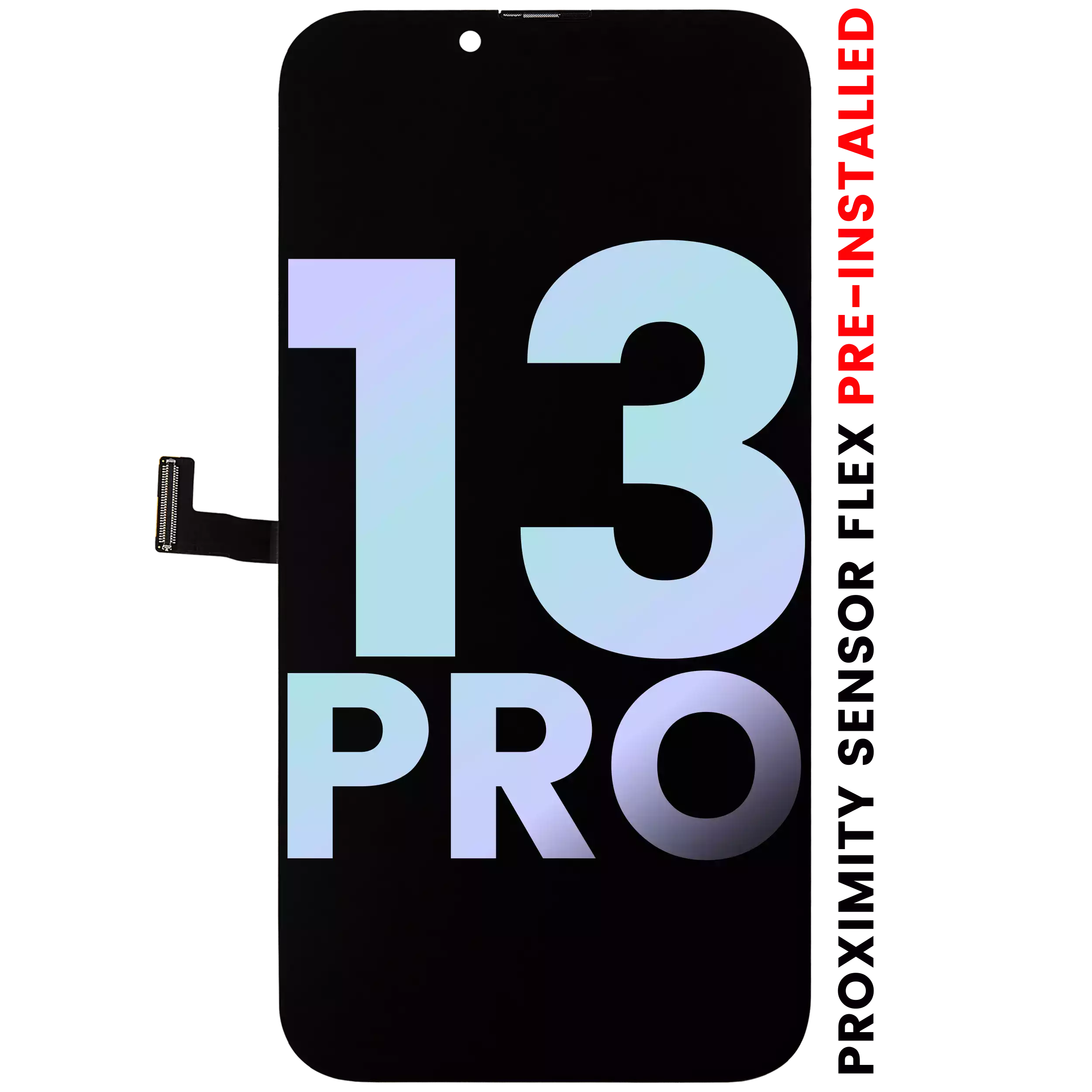 OLED Assembly With Proximity Sensor Flex Pre-Installed For iPhone 13 Pro (Service Pack)