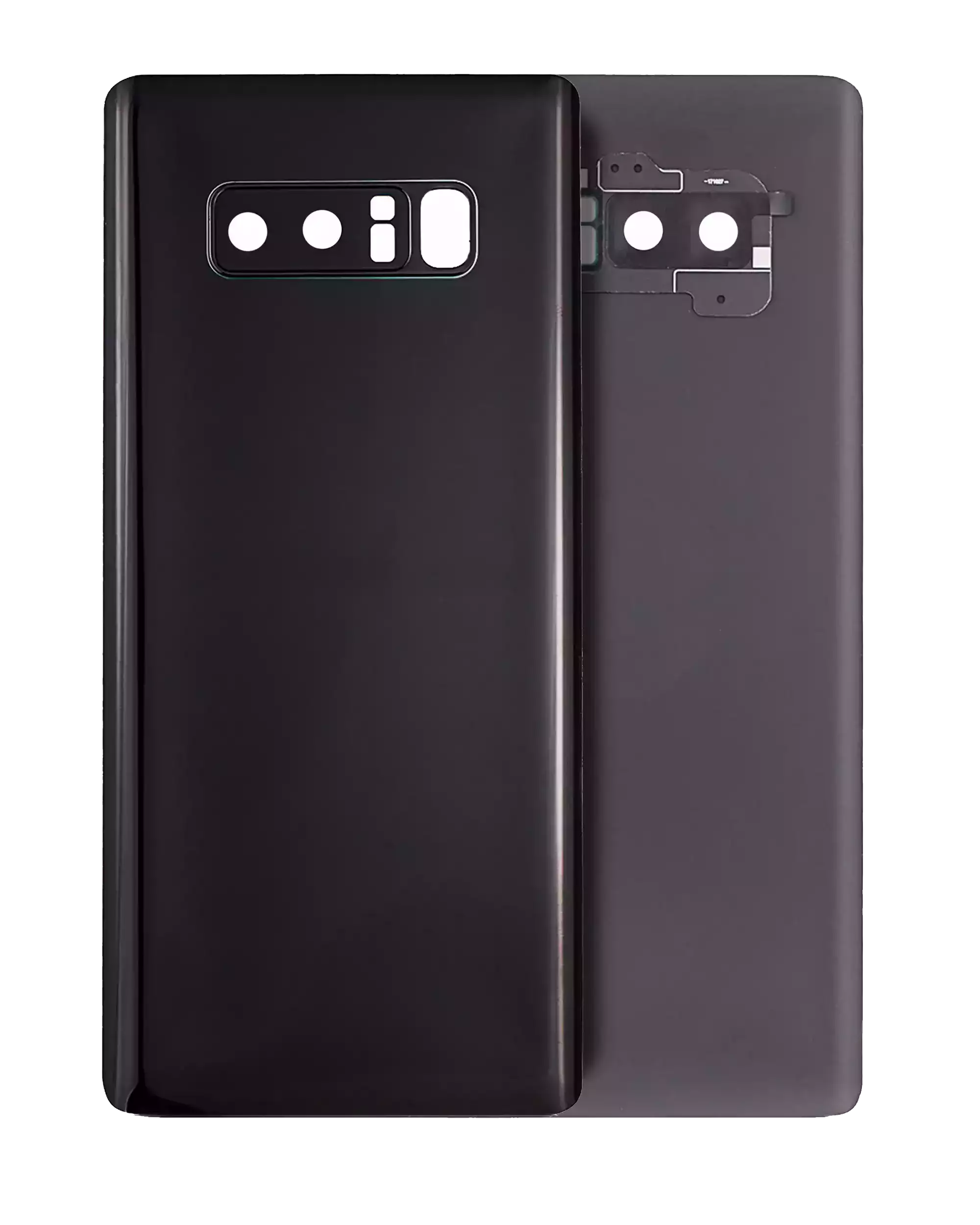 Back Cover Glass With Camera Lens For Samsung Galaxy Note 8 (Service Pack) (Midnight Black)
