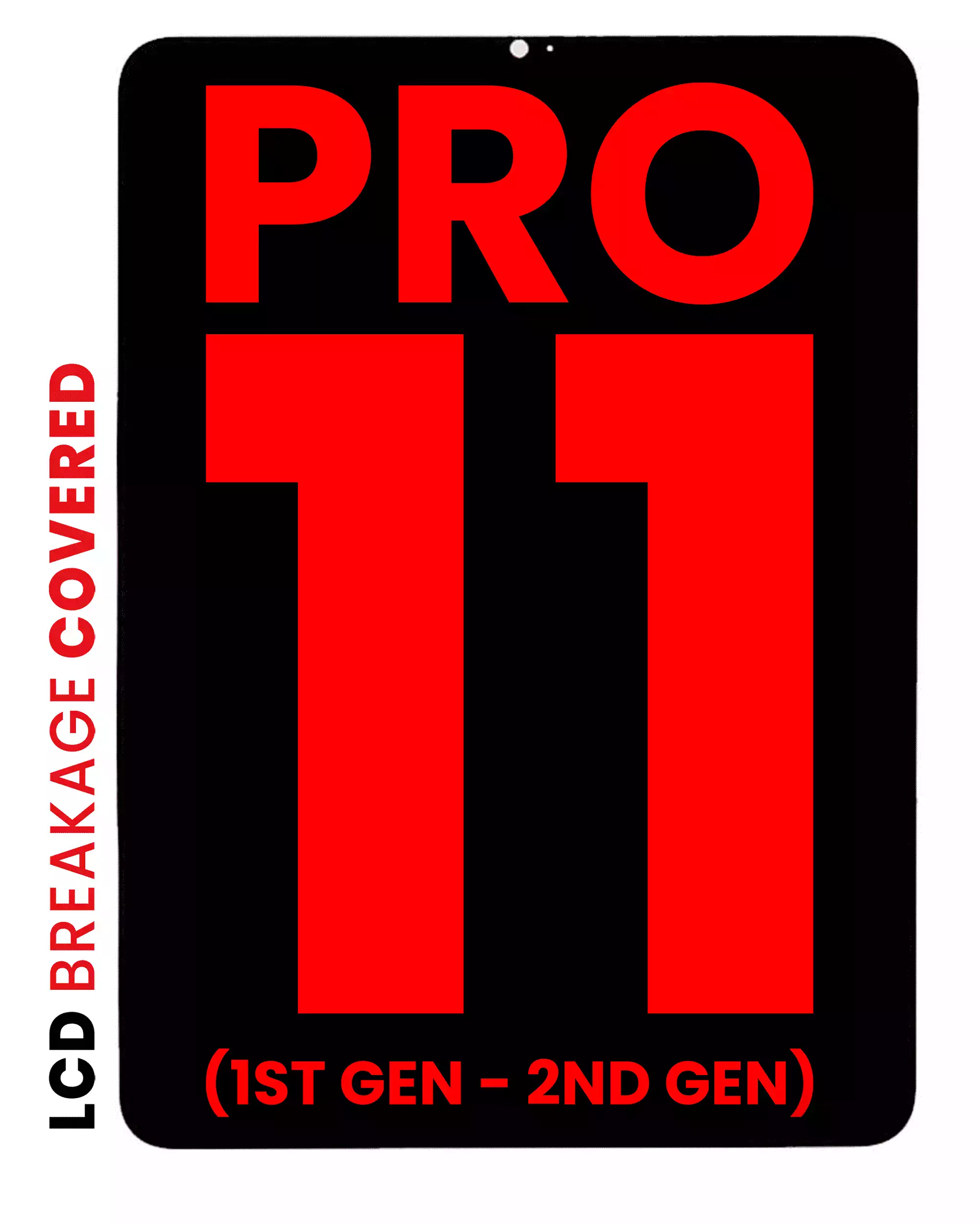 LCD Assembly With Digitizer For iPad Pro 11" 1st Gen (2018) / iPad Pro 11" 2nd Gen (2020) (Aftermarket Pro: XO7) (All Colors)