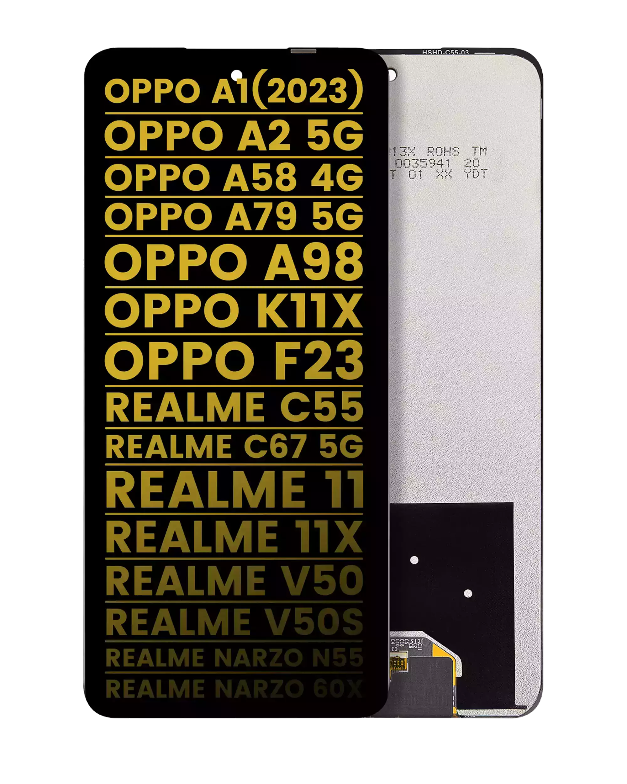 LCD Assembly Without Frame For Oppo A1 (2023) / A98  / F23  (Refurbished) (All Colors)