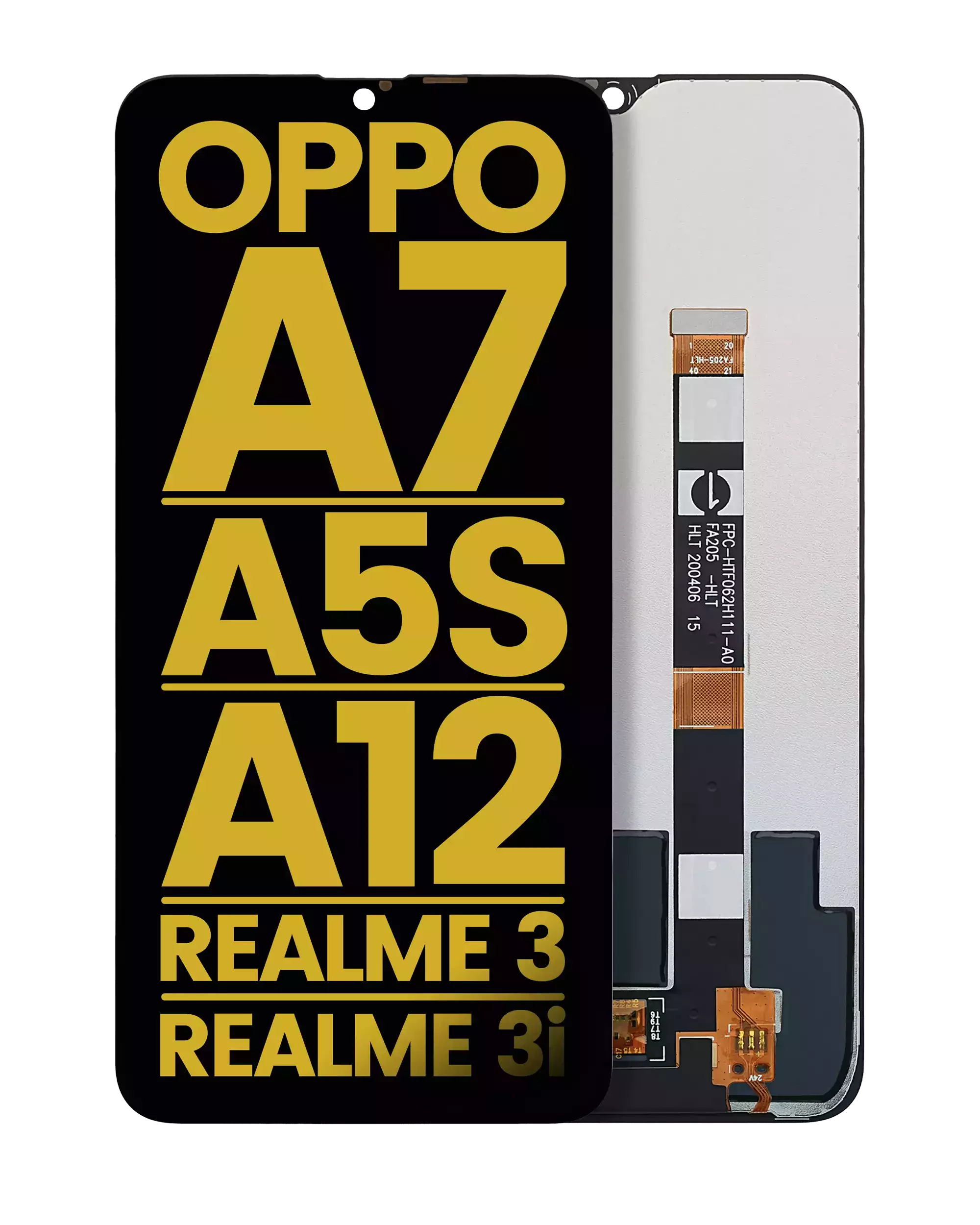LCD Assembly Without Frame For OPPO A7 / A5s / A12 / Realme 3 / 3i (Refurbished) (All Colors)