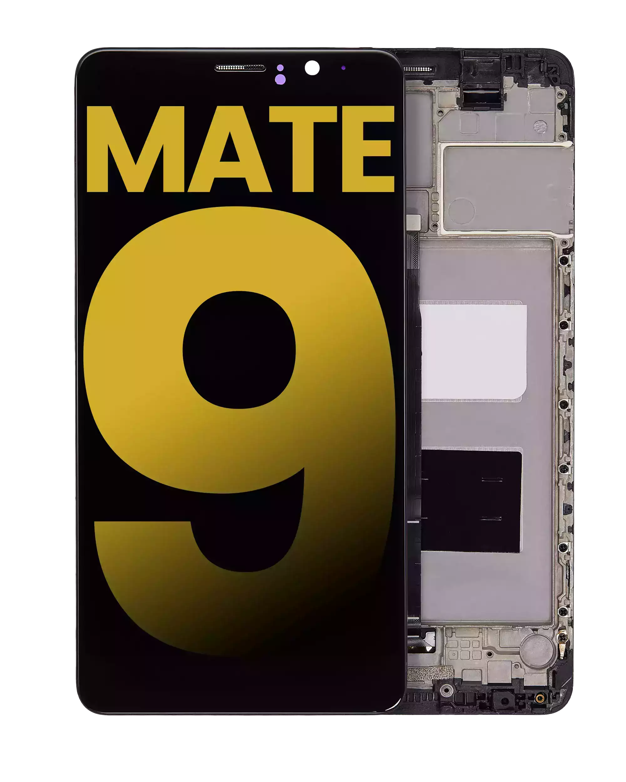 LCD Assembly With Frame For Huawei Mate 9 (Refurbished) (Black)