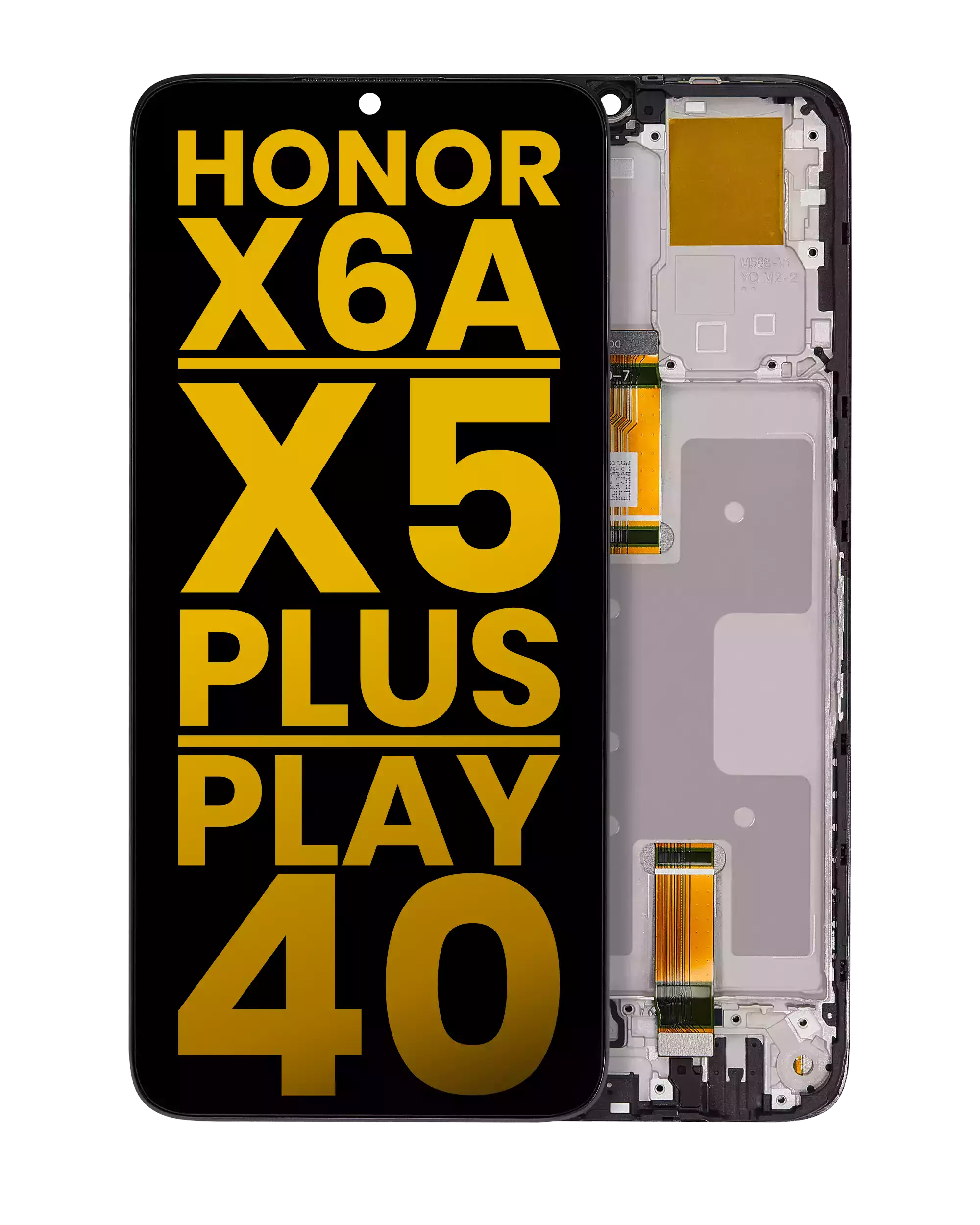 LCD Assembly With Frame For Honor X6A / X5 Plus / Play 40 (Refurbished) (All Colors)