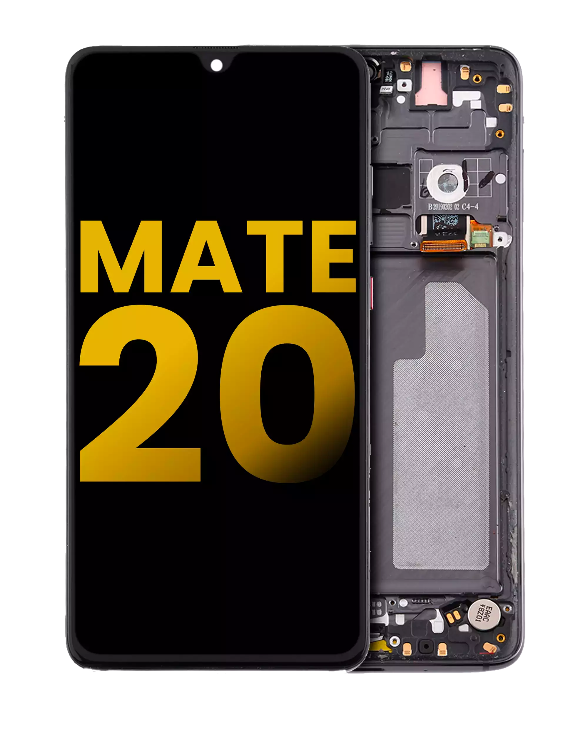 LCD Assembly With Frame For Huawei Mate 20 (Refurbished) (Twilight Black)