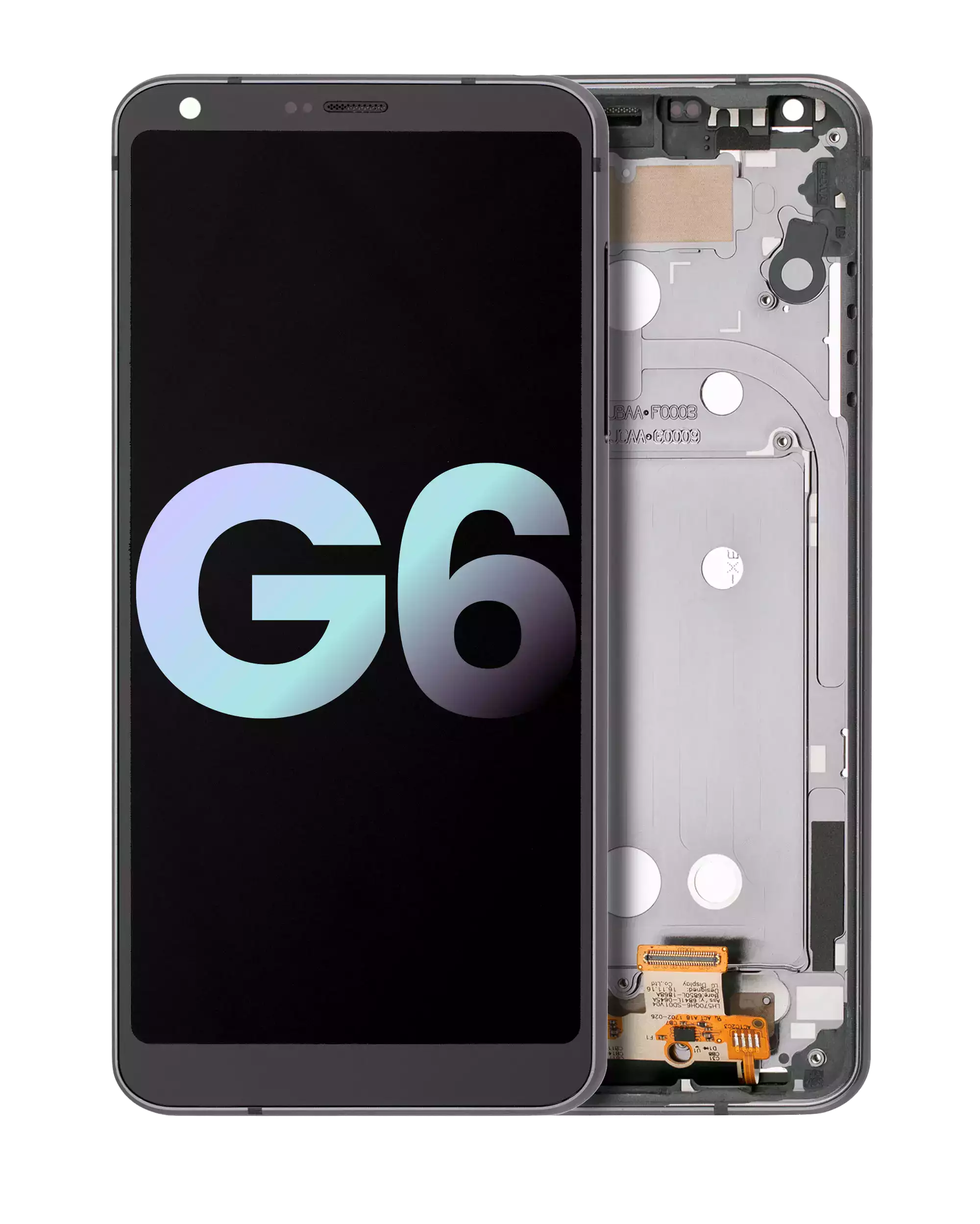 LCD Assembly With Frame For LG G6 (Genuine OEM) (Astro Black)