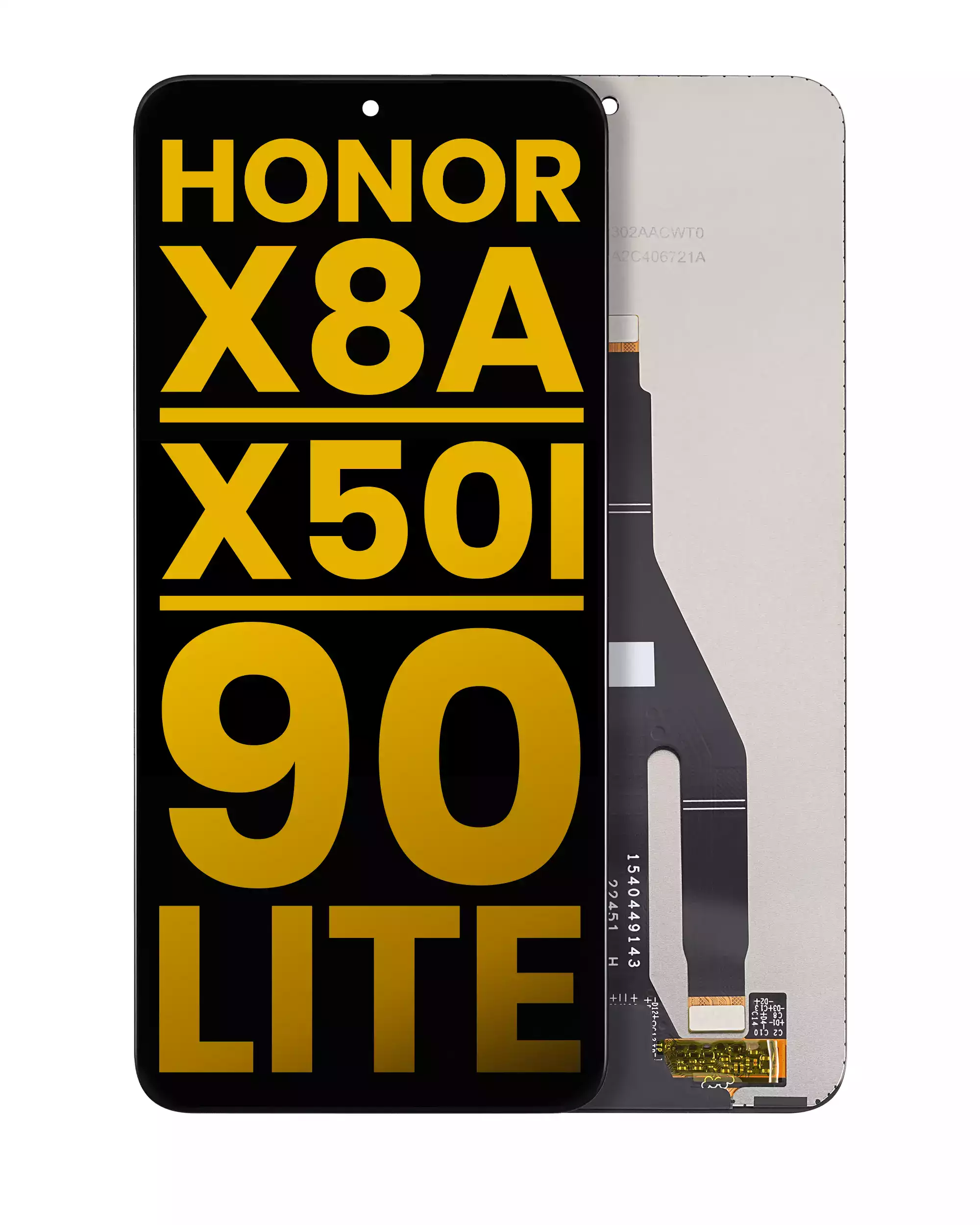 LCD Assembly Without Frame For Honor X8A / X50i / 90 Lite (Refurbished) (All Colors)