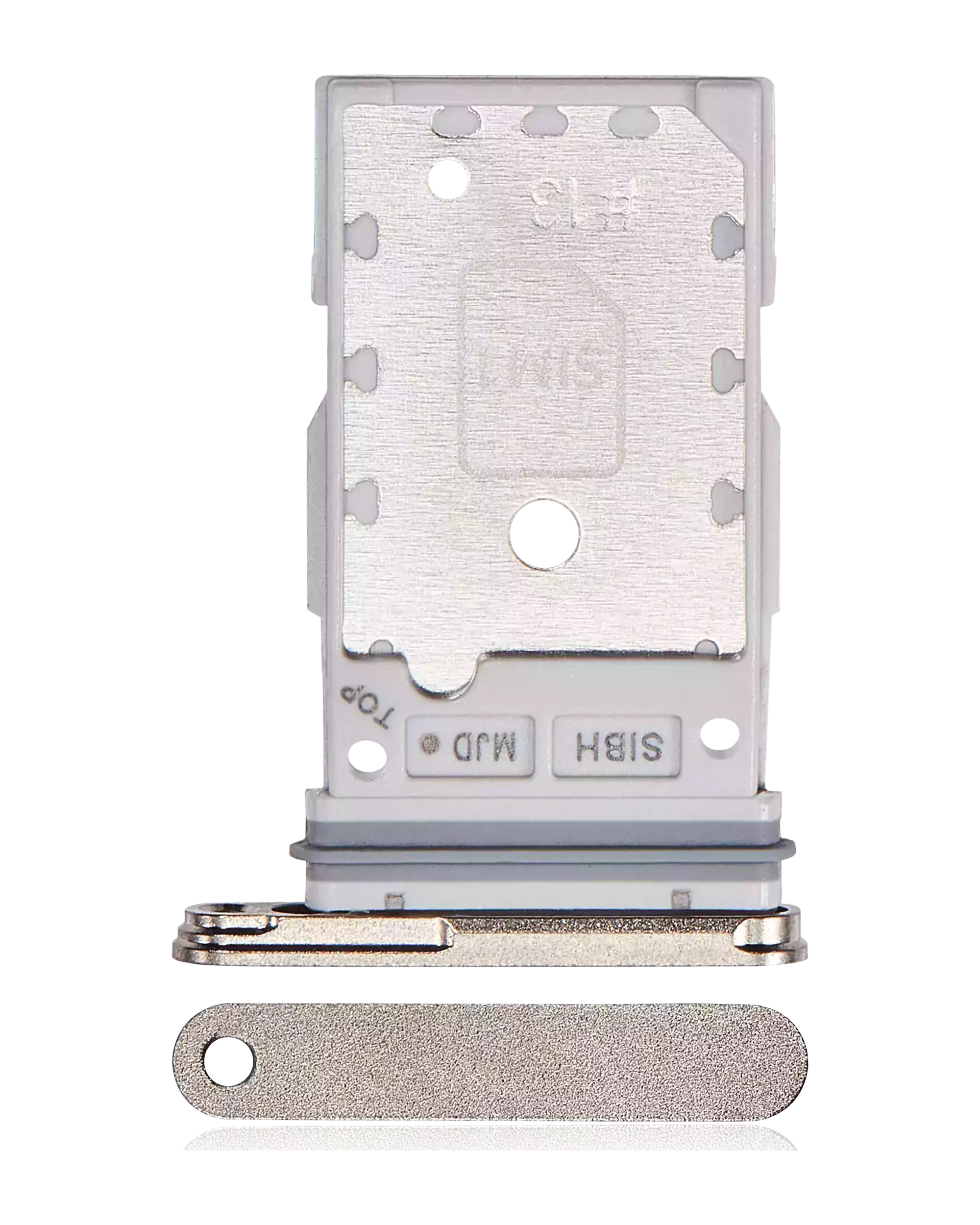Dual Sim Card Tray For Samsung Galaxy S24 Ultra 5G (Premium) (Titanium Gray)