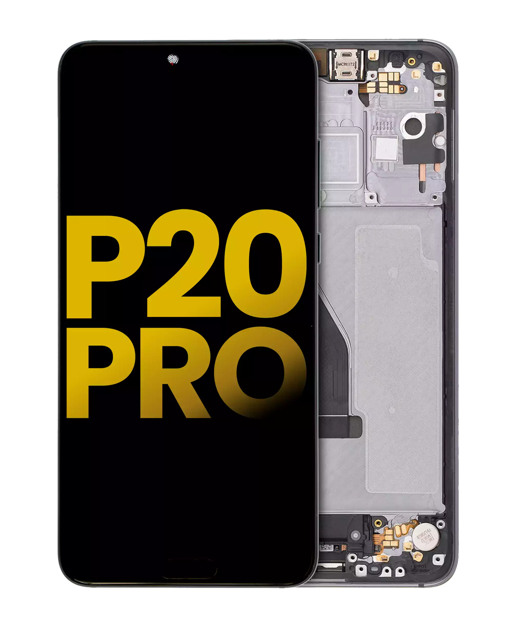 OLED Assembly With Frame For Huawei P20 Pro (Refurbished) (Black)