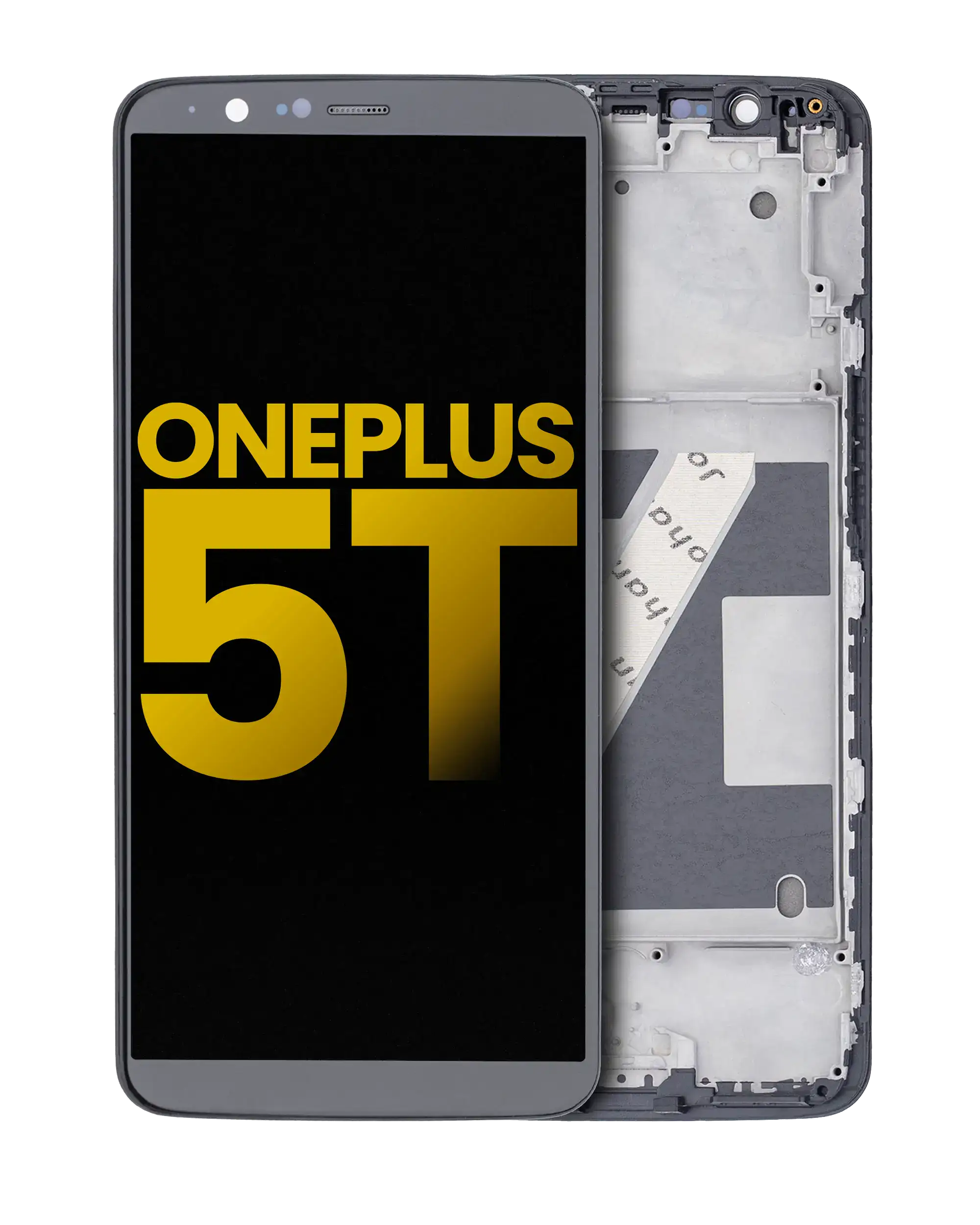 OLED Assembly With Frame For OnePlus 5T (Refurbished) (Black)