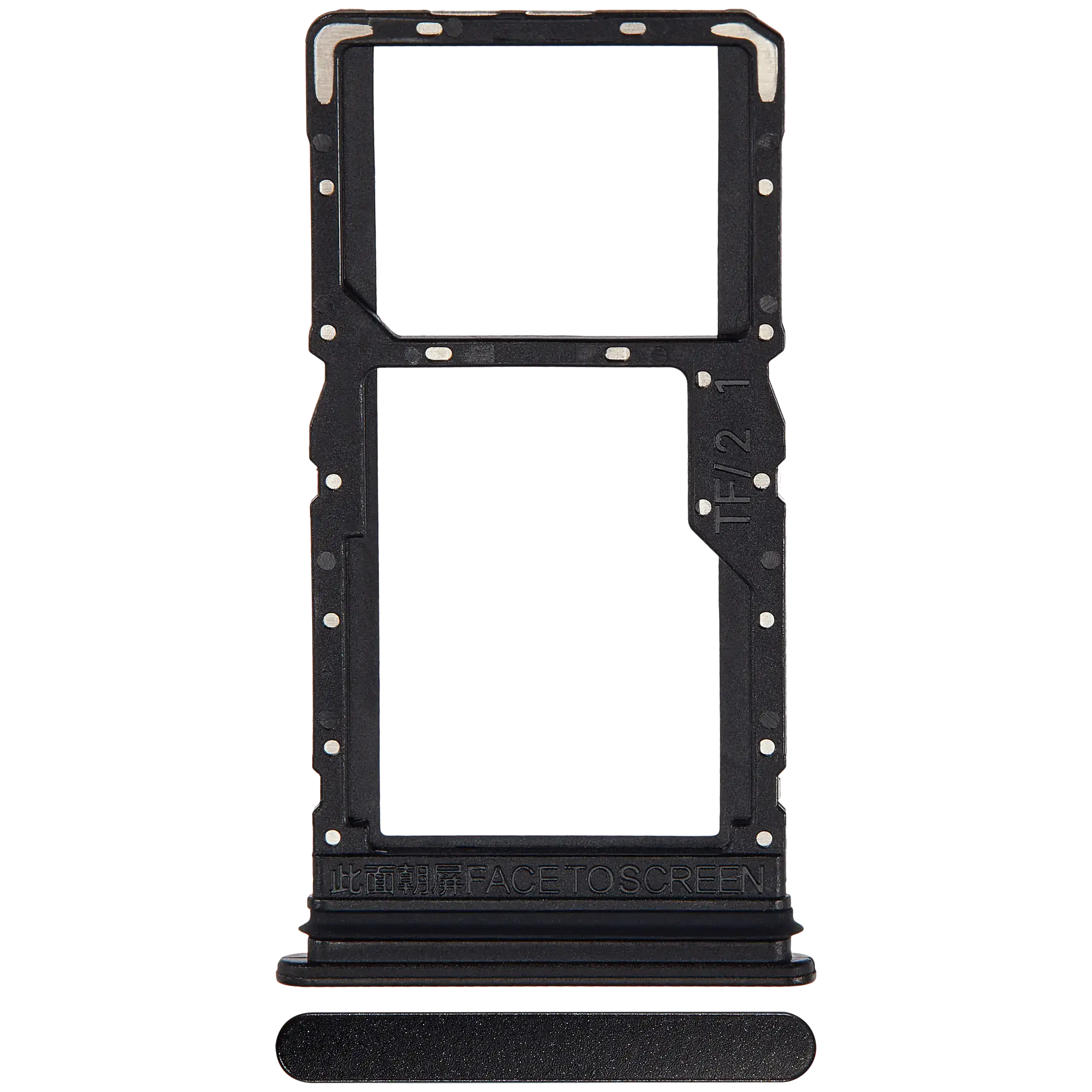 Sim Card Tray For Xiaomi Redmi 12 4G (Midnight Black)
