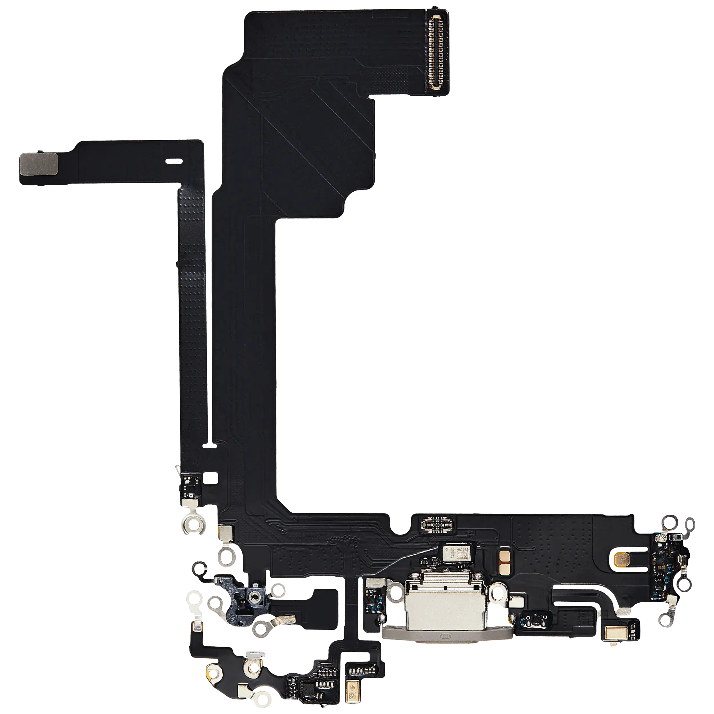 Charging Port Flex Cable For iPhone 15 Pro Max (Aftermarket Plus) (Natural Titanium)