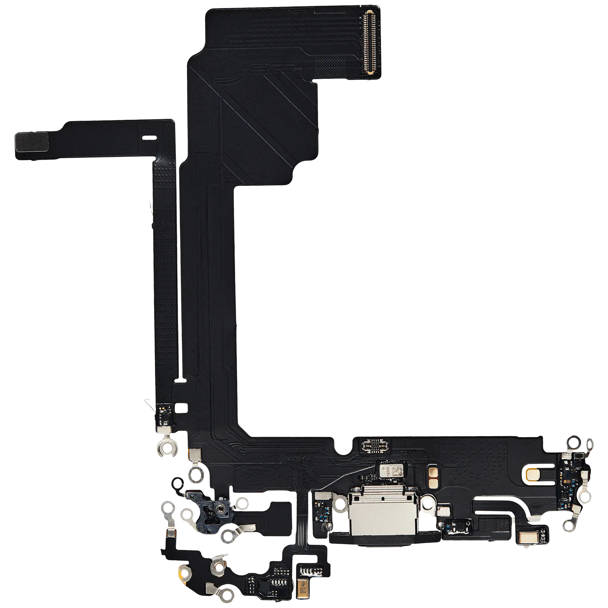 Charging Port Flex Cable For iPhone 15 Pro Max (Aftermarket Plus) (Black Titanium)