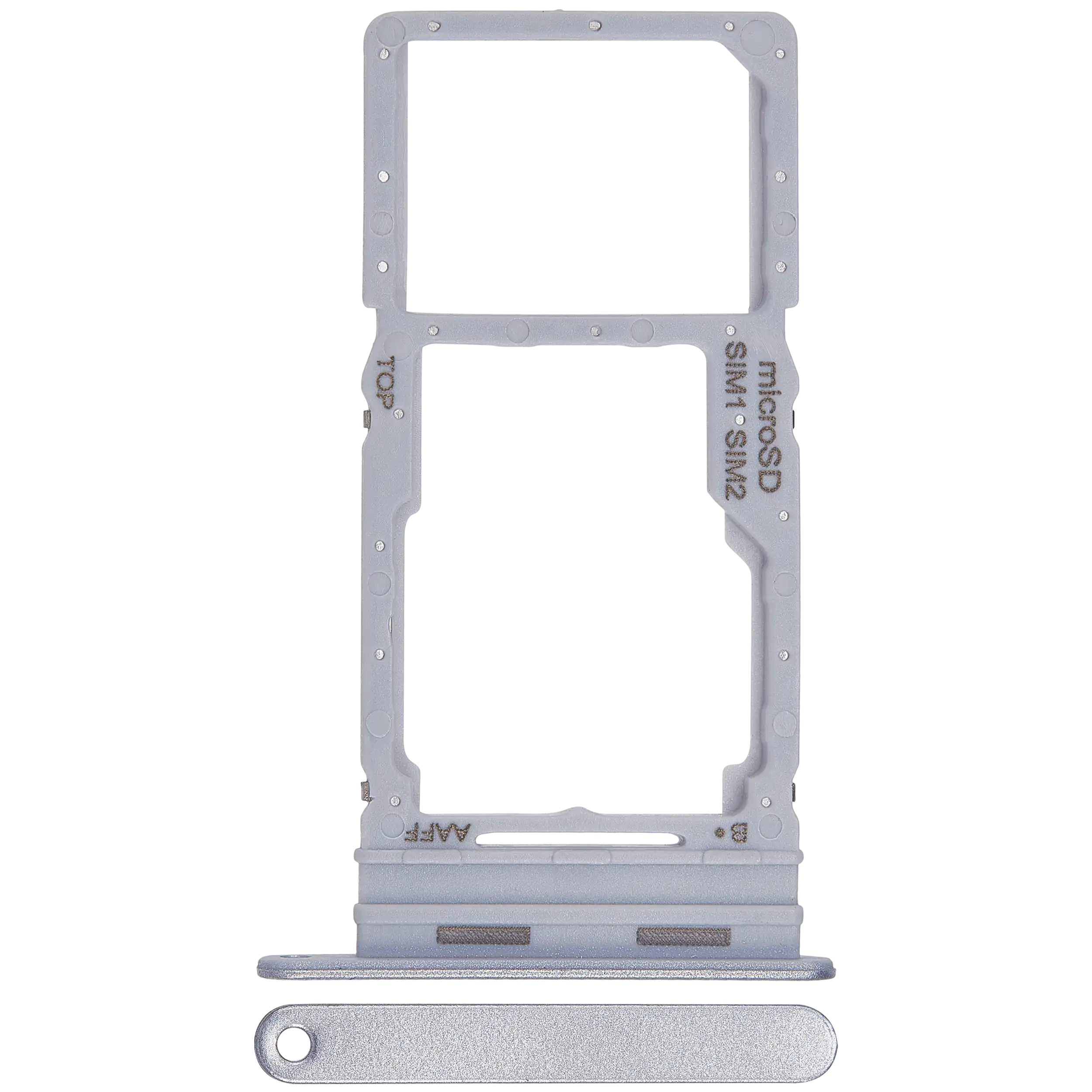 Dual Sim Card Tray For Samsung Galaxy A16 5G (A166 / 2024) (Premium) (Light Gray)