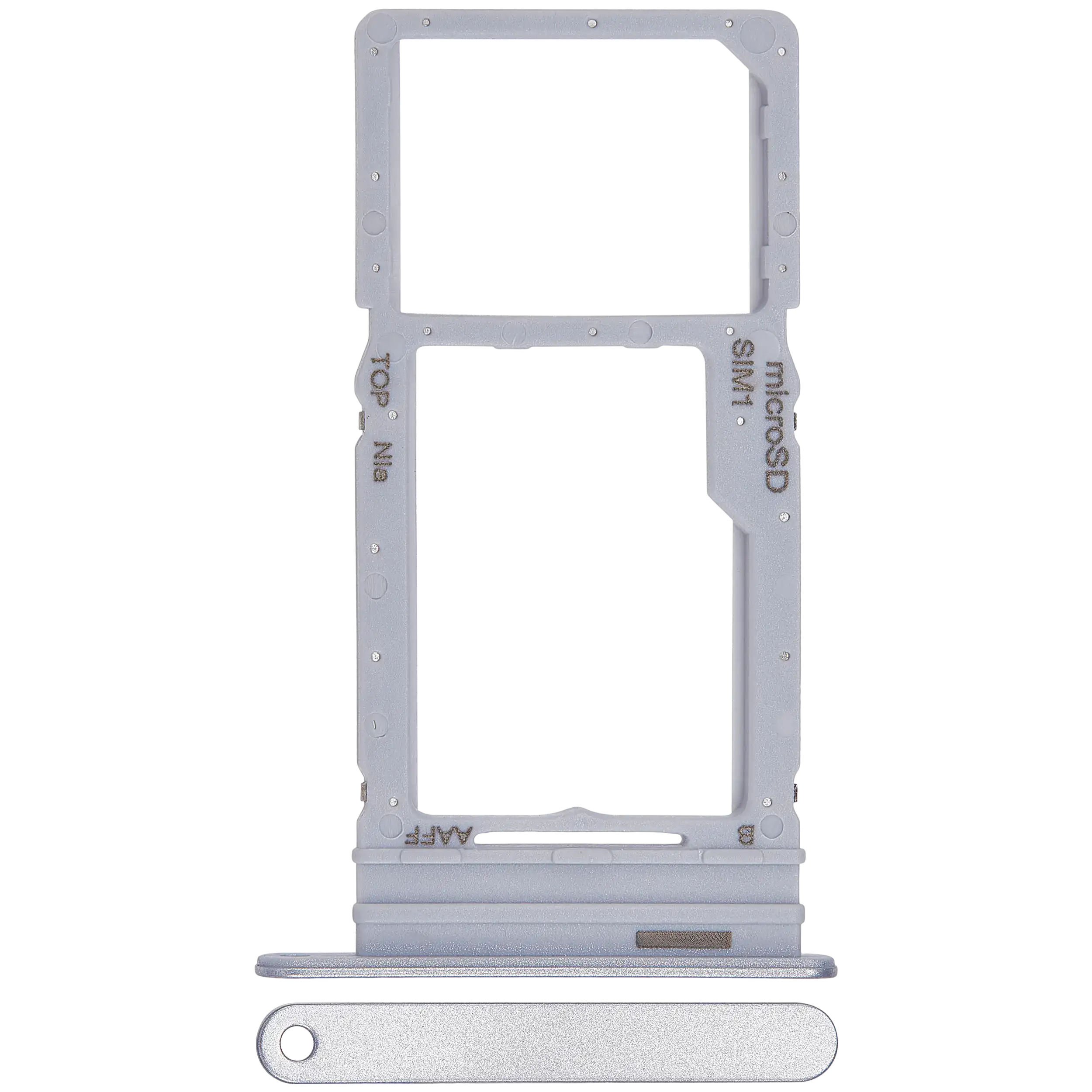 Single Sim Card Tray For Samsung Galaxy A16 5G (A166 / 2024) (Premium) (Light Gray)
