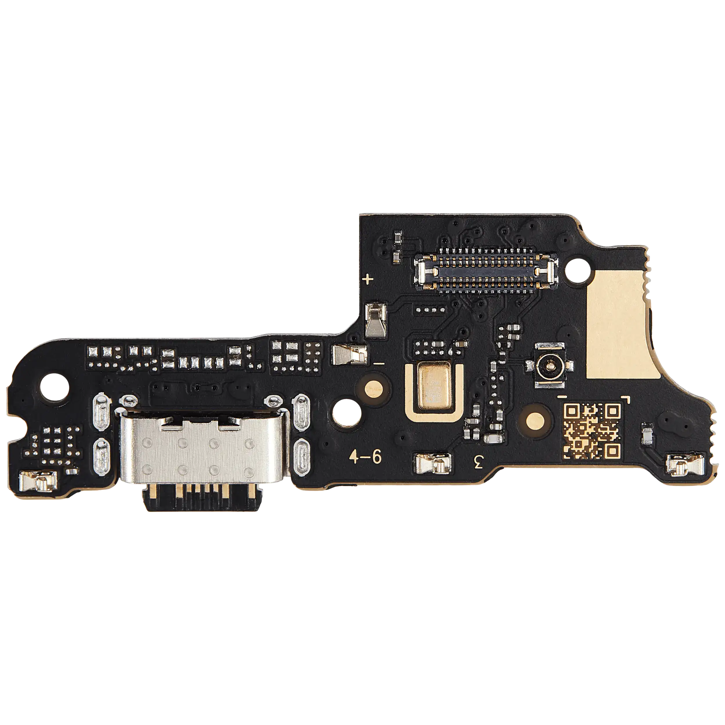 Charging Port With PCB Board For Xiaomi Redmi 14C (Aftermarket Plus)