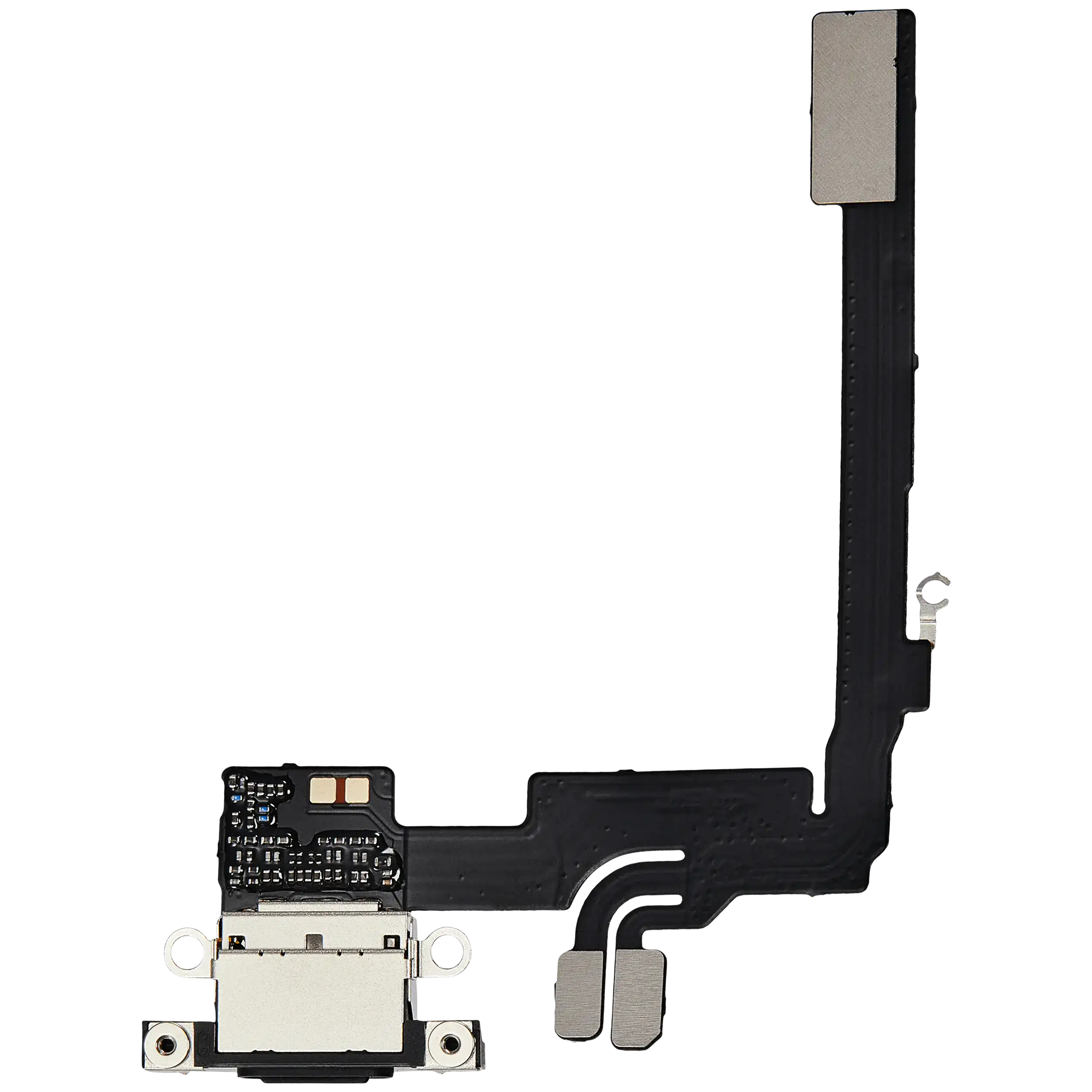 Charging Port Flex Cable For iPhone 16 Pro (Aftermarket Plus) (Black Titanium)