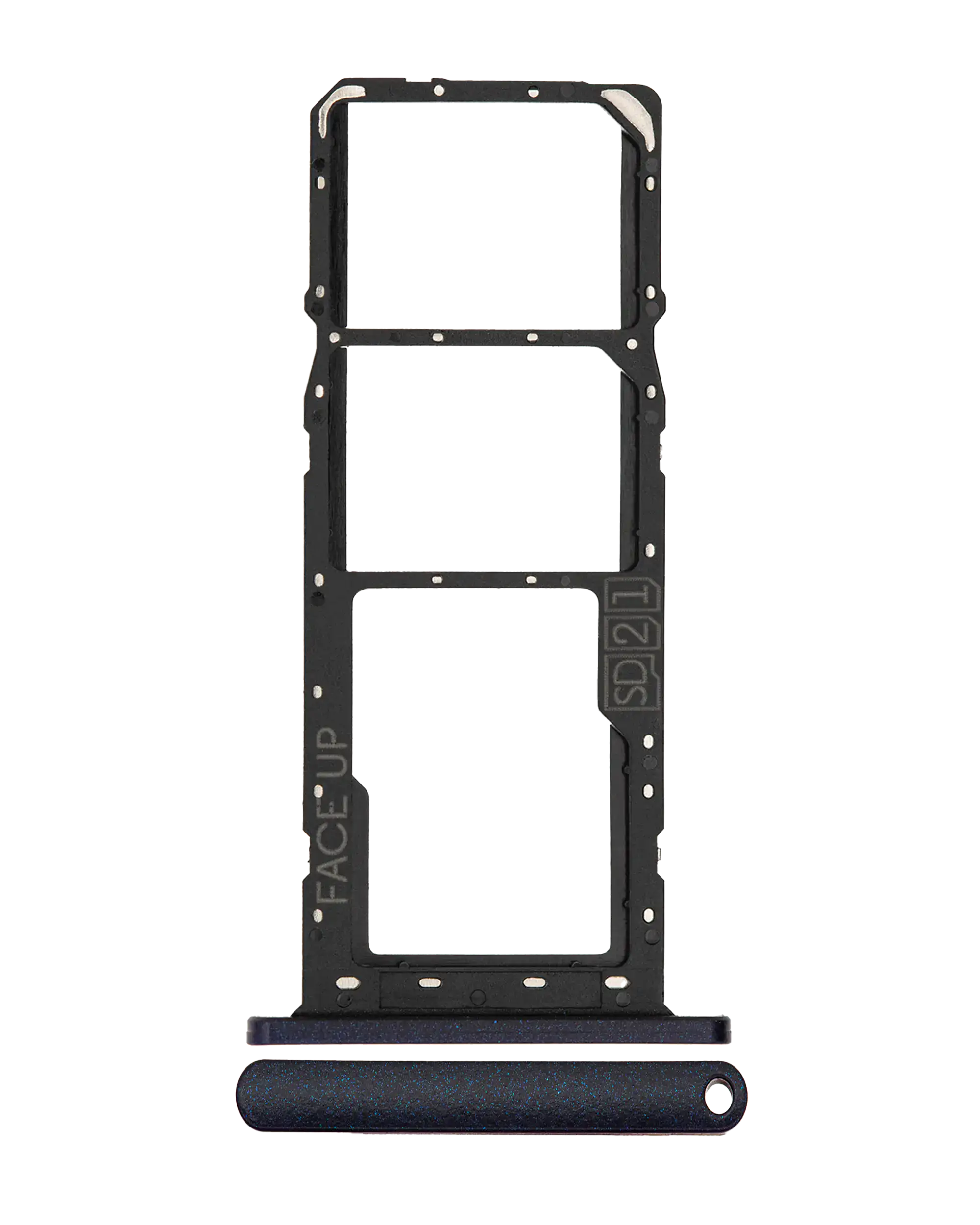 Dual Sim Card Tray For Motorola Moto E6 Play (XT2029 / 2019) (Gray)
