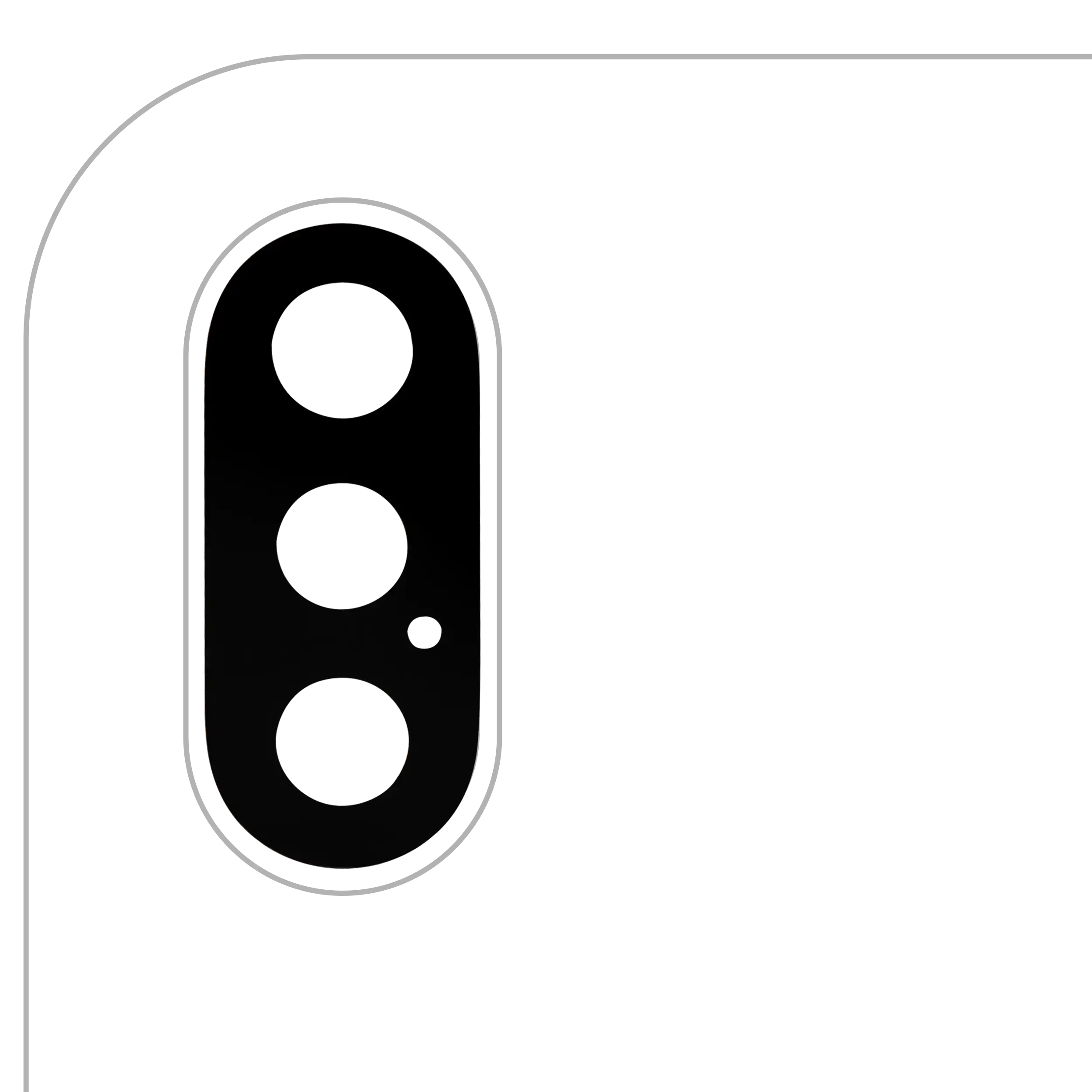 Back Camera Lens (Glass Only) With Adhesive For iPhone XS / XS Max (All Colors) (10 Pack) (Aftermarket Plus)