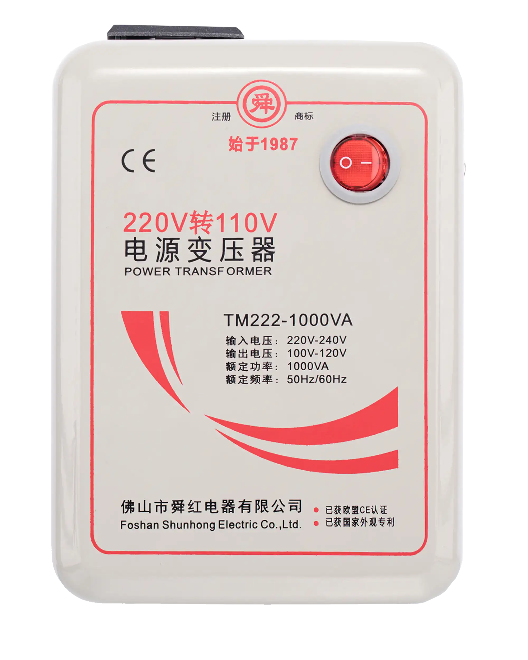 TM222-1000VA Input Power Transformer (220V-110V)