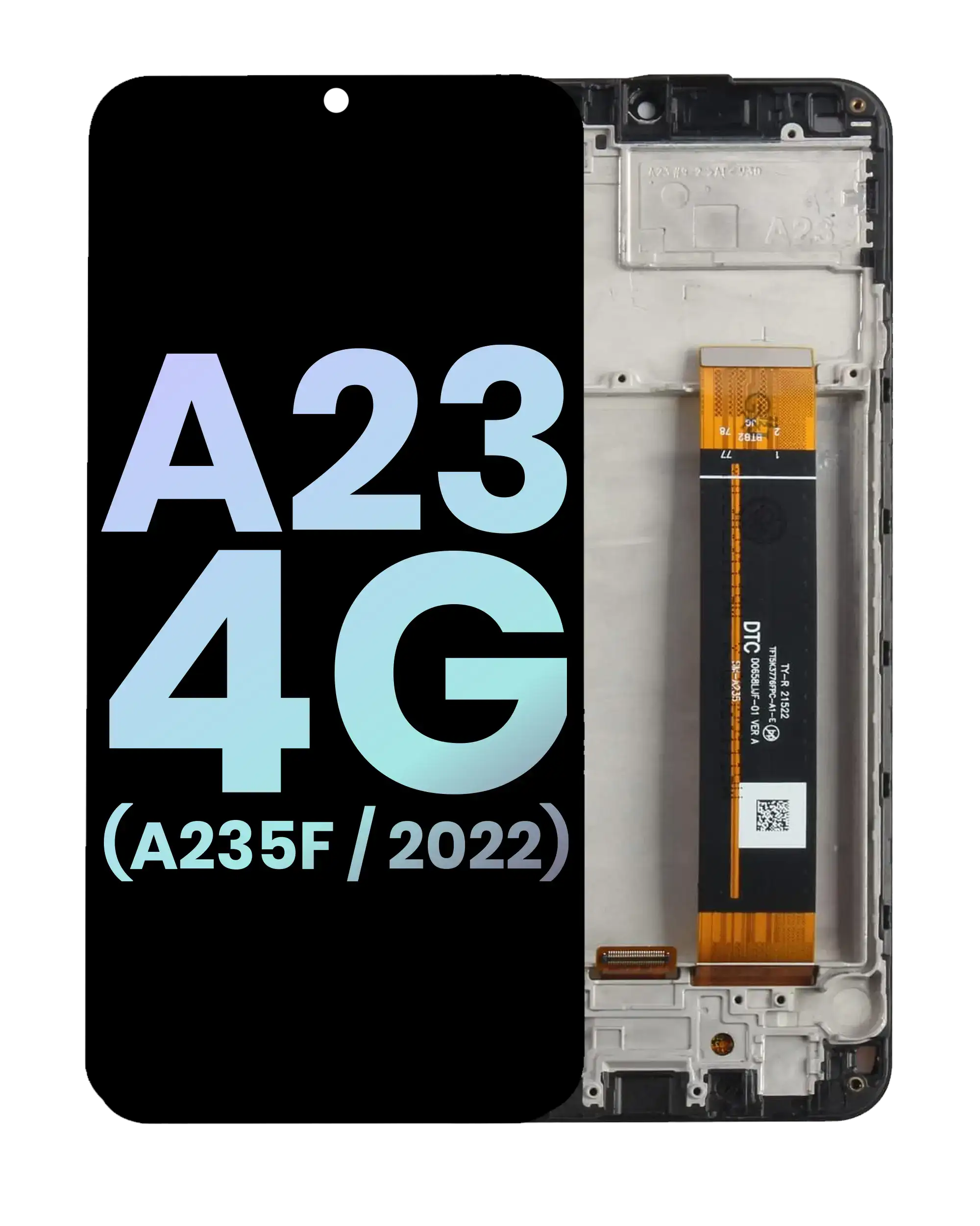 LCD Assembly With Frame For Samsung Galaxy A23 4G (A235F / 2022) (International Version) (Service Pack) (All Colors)