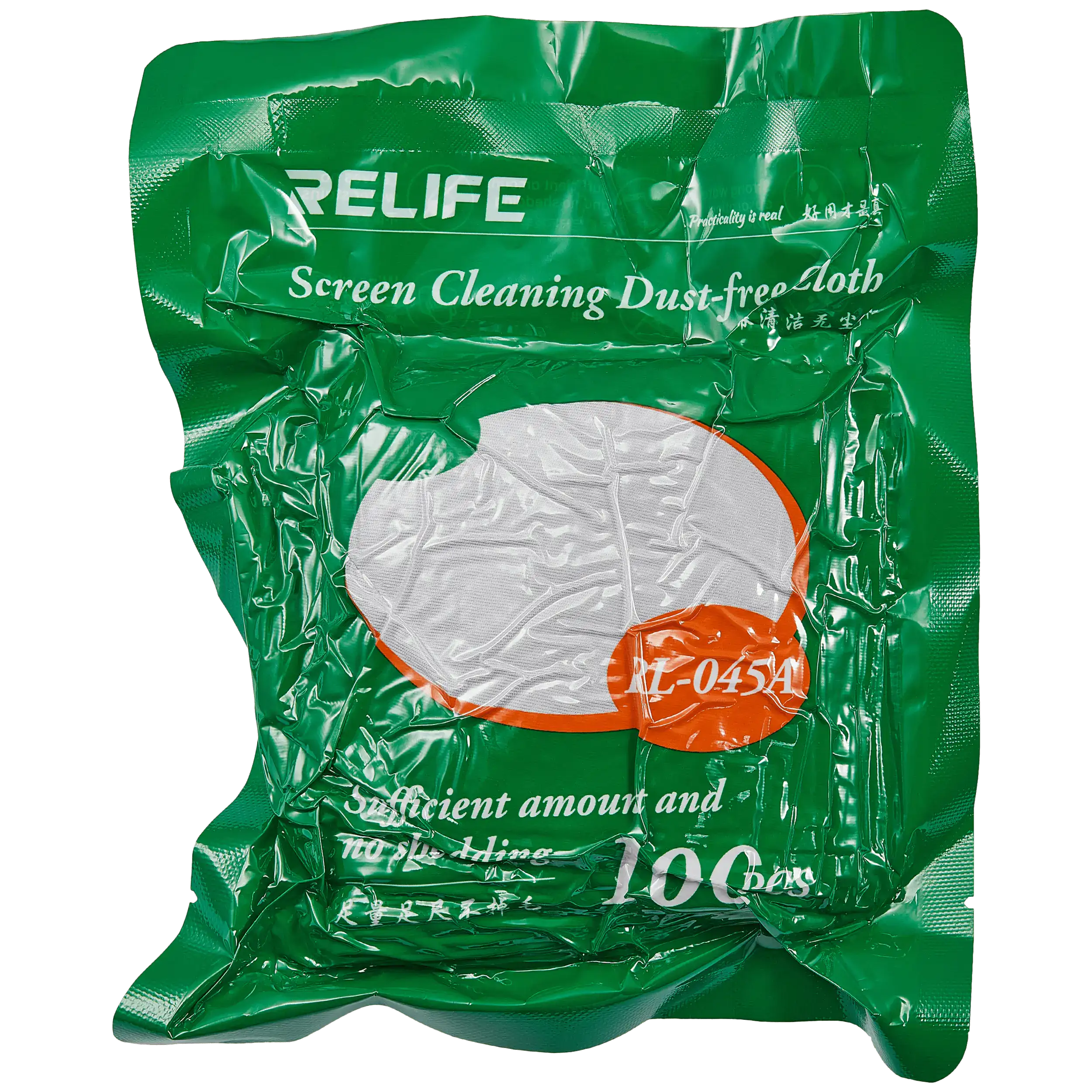 RL-045A Screen Cleaning Dust-free Cloth (100 Pack) (Relife)