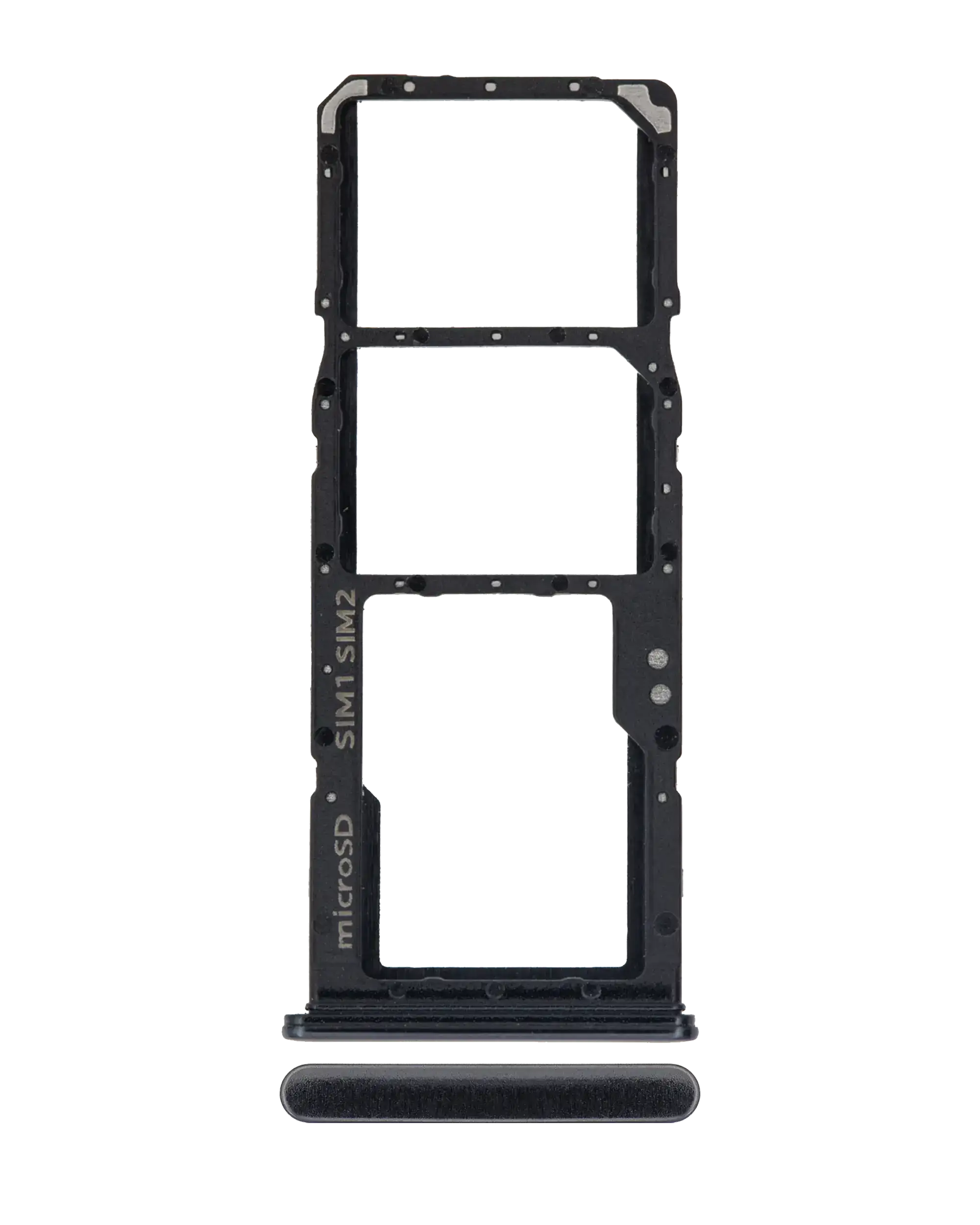 Dual Sim Card Tray For Samsung Galaxy A70 (A705 / 2019) (Black)