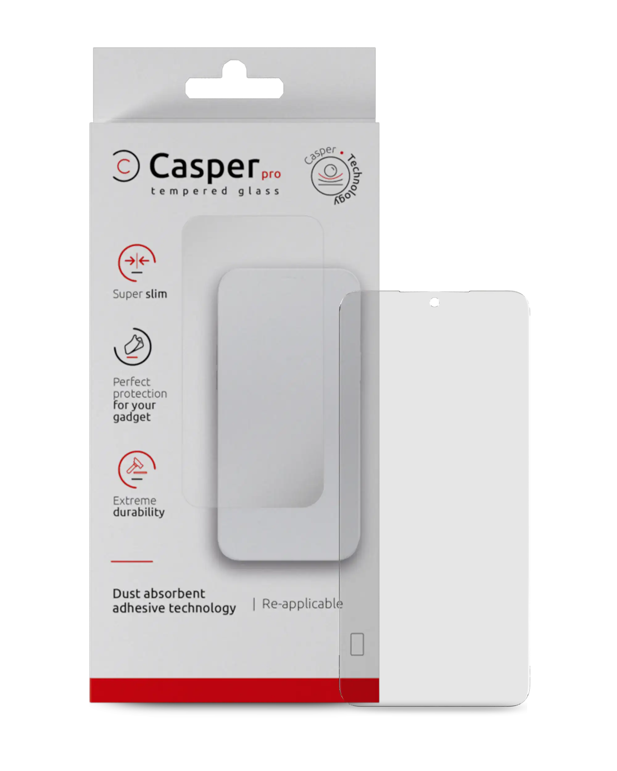 Casper Pro Tempered Glass For Motorola Moto G Stylus 4G (XT2211 / 2022) / G Stylus 5G (XT2215 / 2022) (Retail Pack) (Clear)