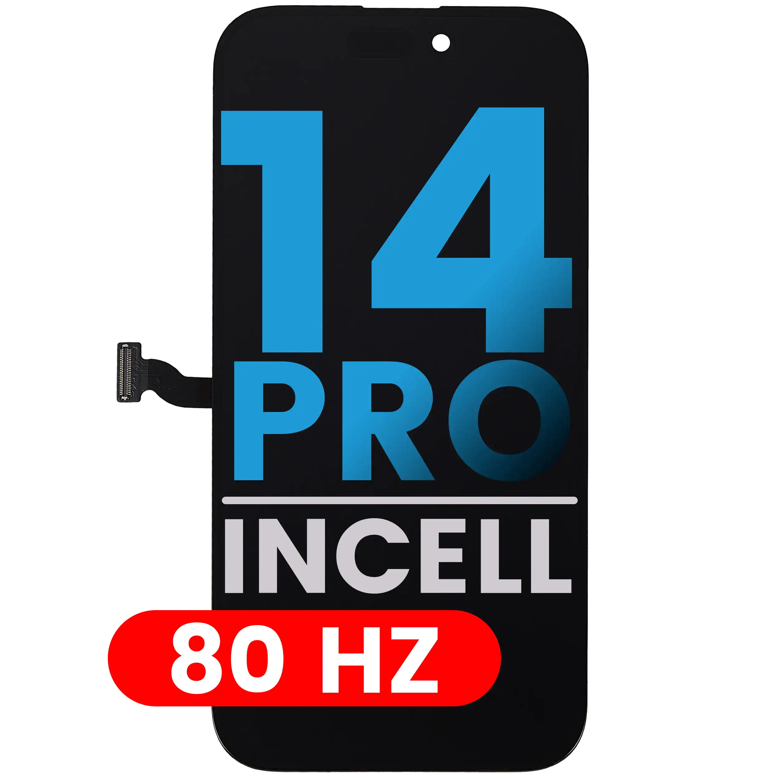 LCD Assembly Compatible For iPhone 14 Pro (Aftermarket: AQ7 / Incell) (80HZ)