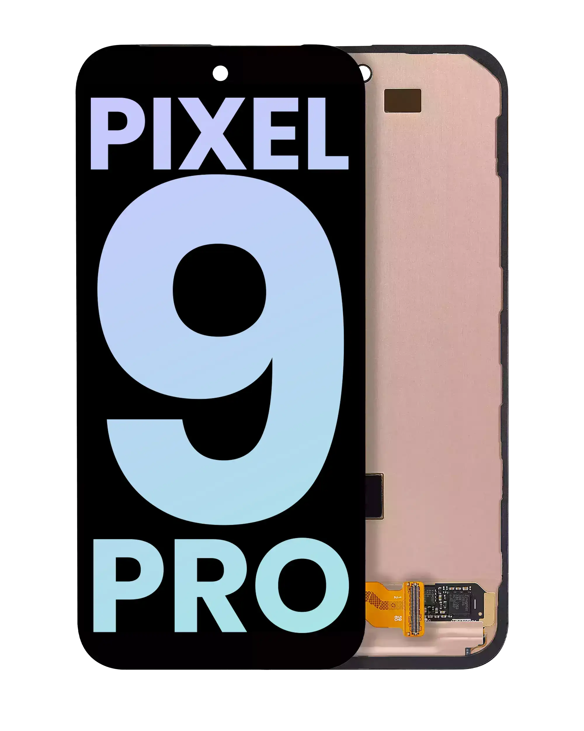 OLED Assembly With Frame (With Fingerprint Sensor) For Google Pixel 9 Pro (Genuine OEM) (All Colors)