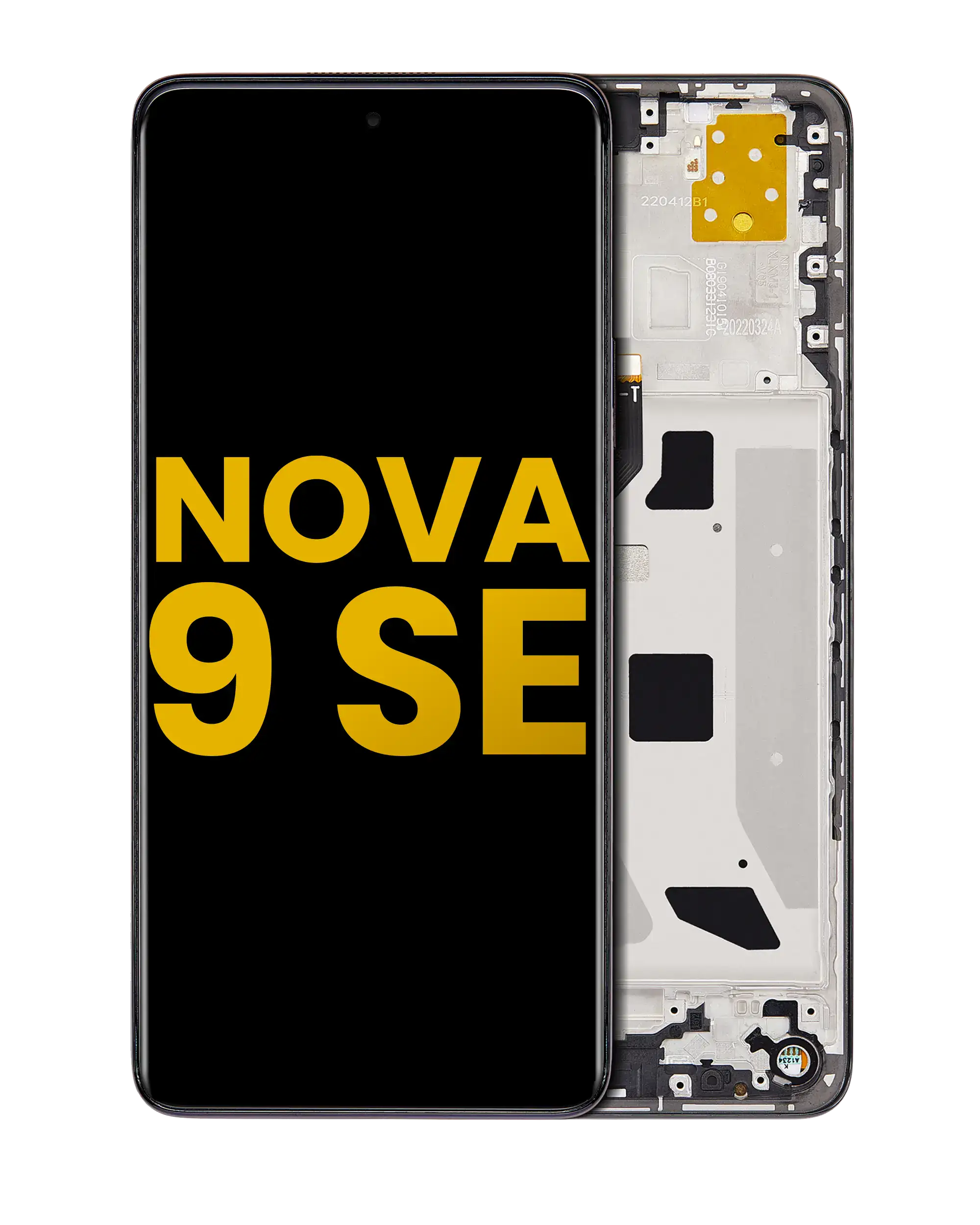 LCD Assembly With Frame For Huawei Nova 9 SE (Refurbished) (Midnight Black)